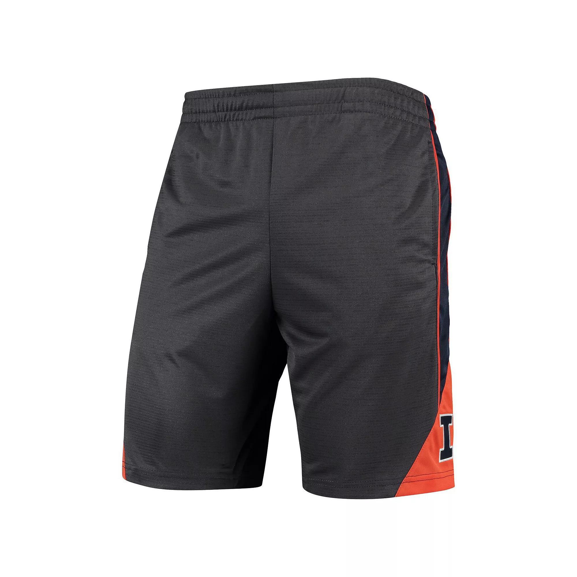 Men's Colosseum Charcoal Illinois Fighting Illini Turnover Team Shorts,  Product Image
