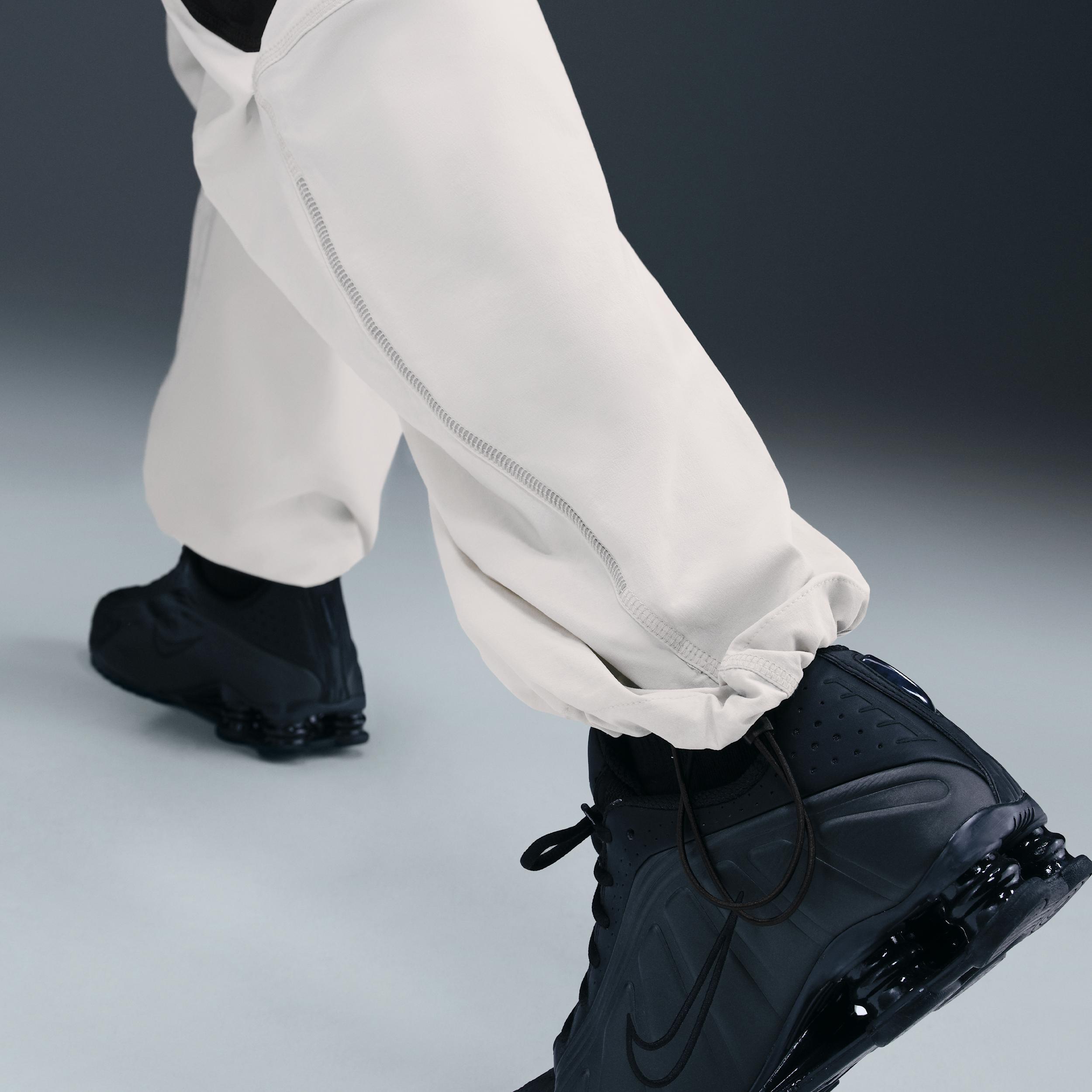 Nike Mens Tech Dri-FIT Woven Color-Block Oversized Pants | IH8466-060 Product Image