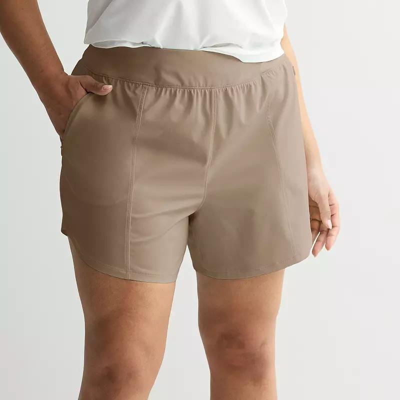 Plus Size Tek Gear® Multi-Purpose Shorts, Women's, Size: 1XL, Peyton Purple Product Image