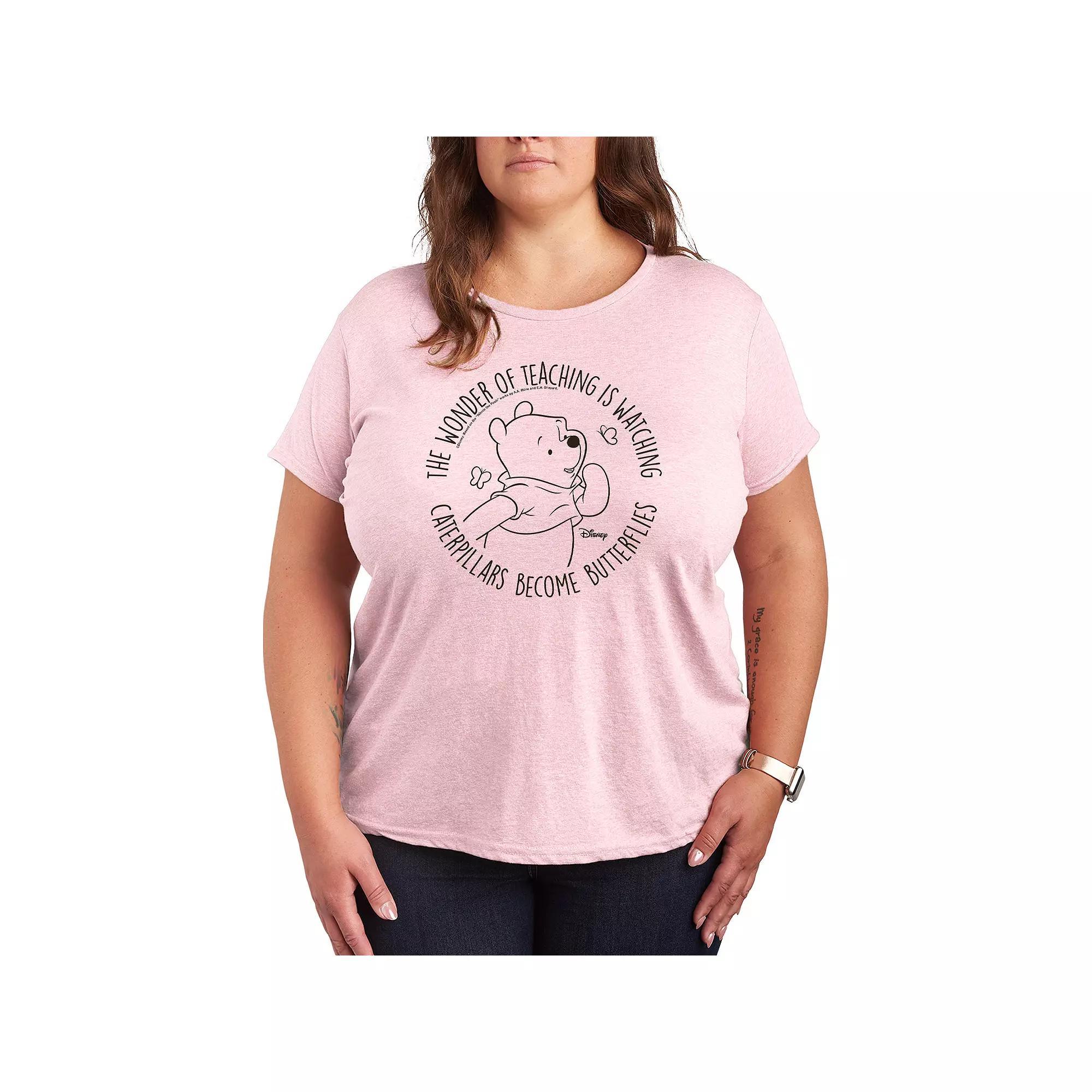 Disney's Winnie The Pooh Teaching Graphic Tee, Women's,  Product Image