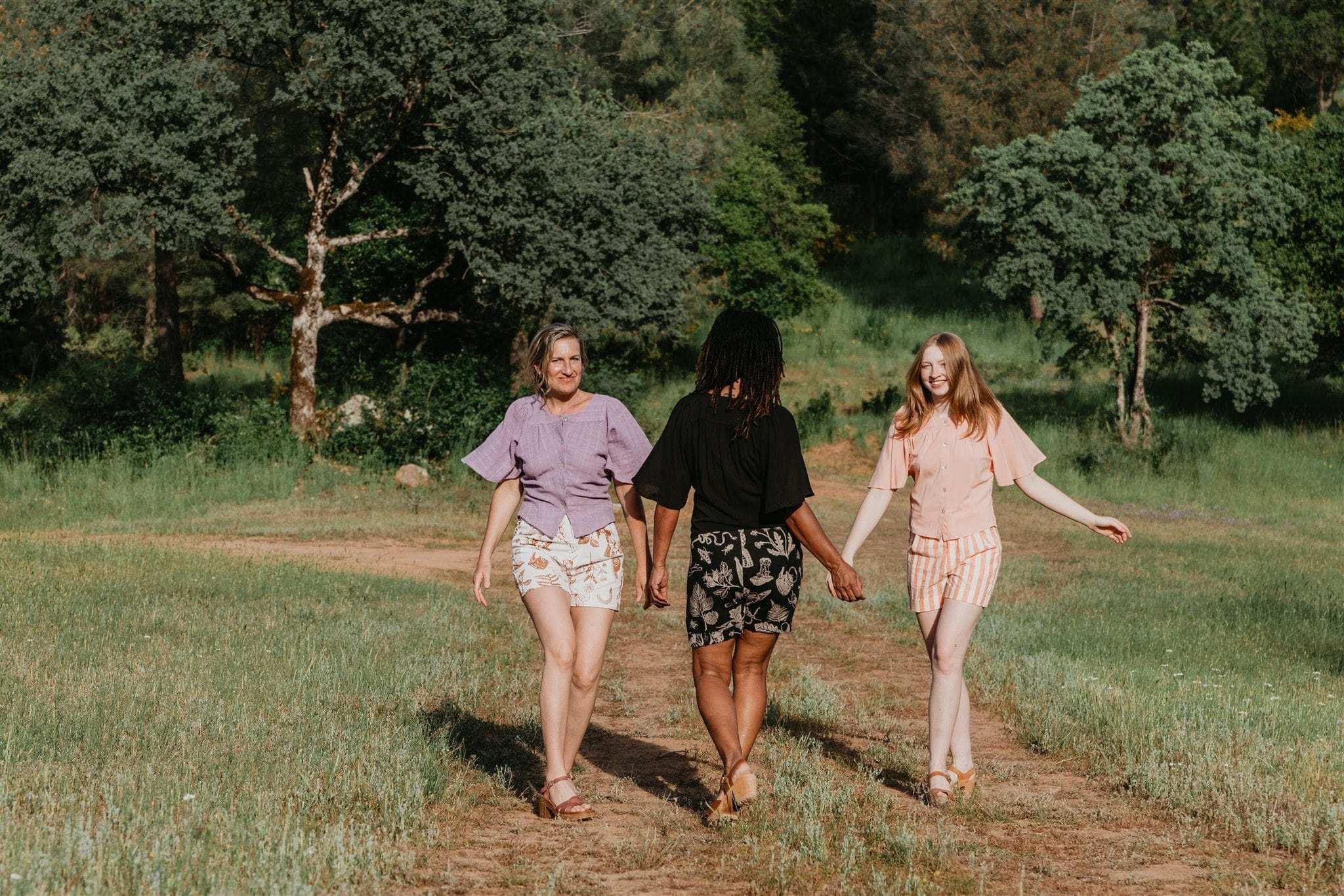 Flutter Top in Pink Blush Challis Product Image