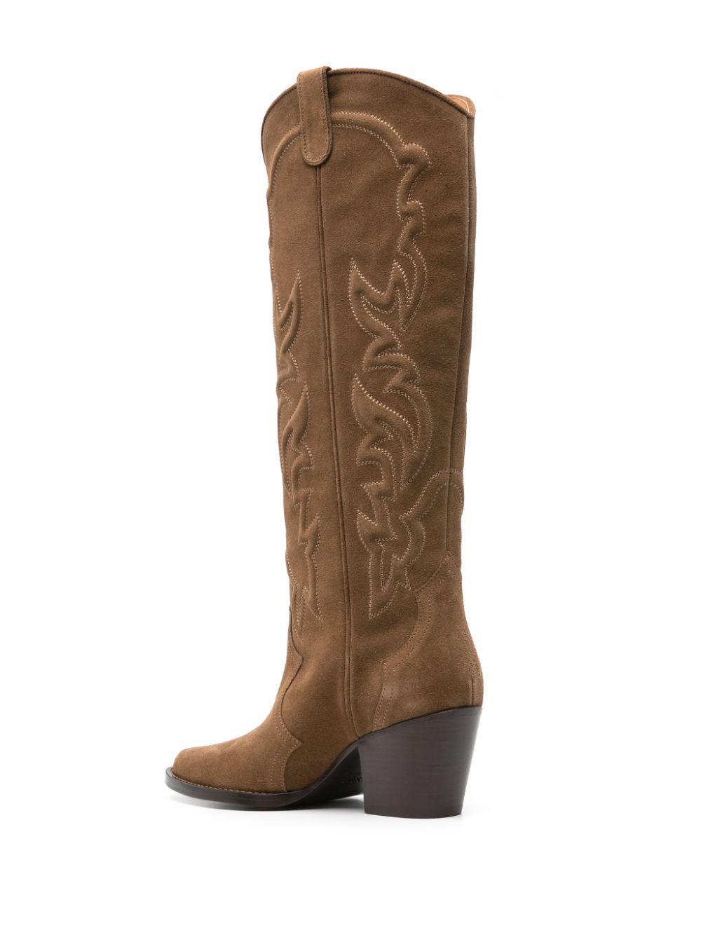 65mm suede cowboy boots Product Image