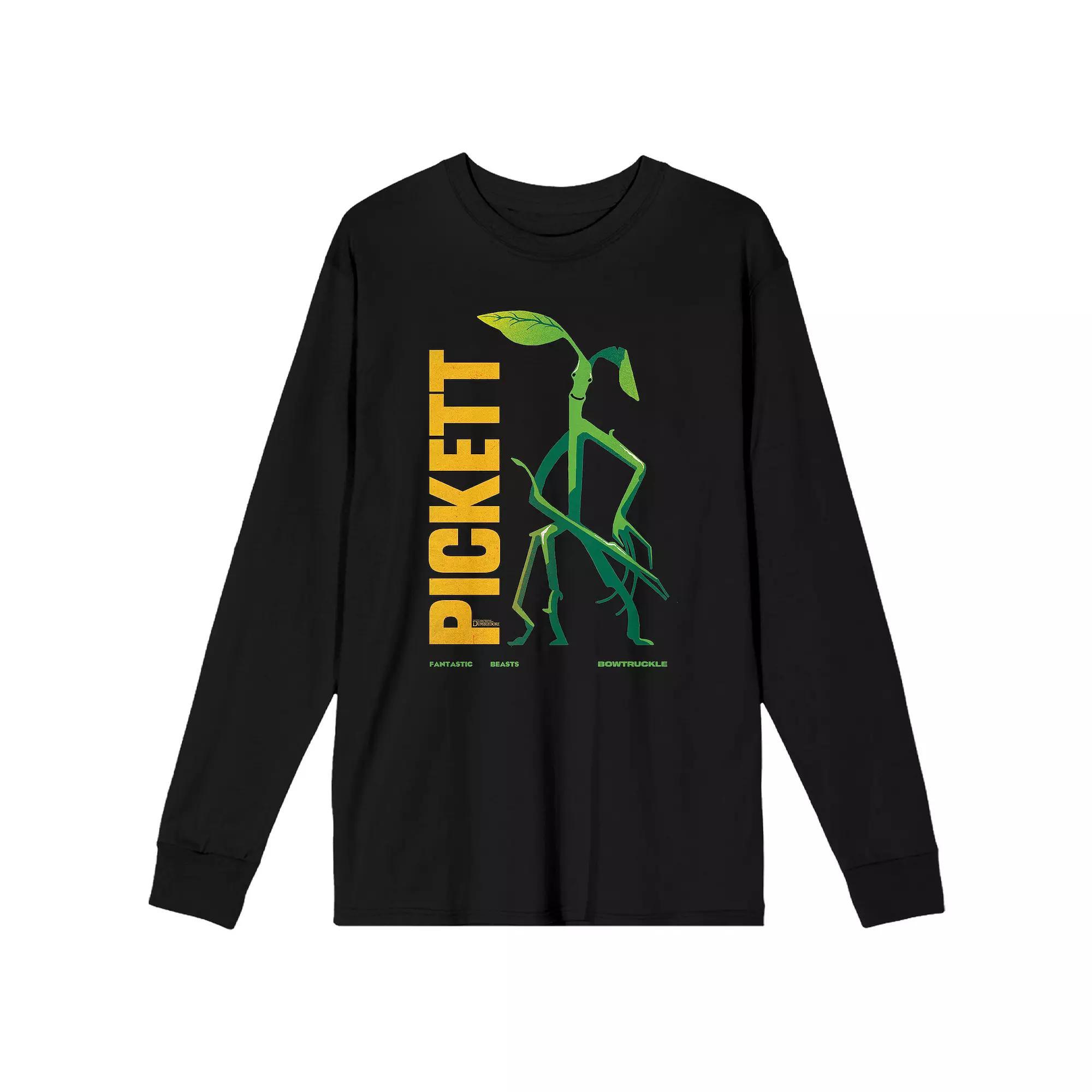 Men's Fantastic Beasts Pickett Long Sleeve Tee, Size: Large, Black Product Image