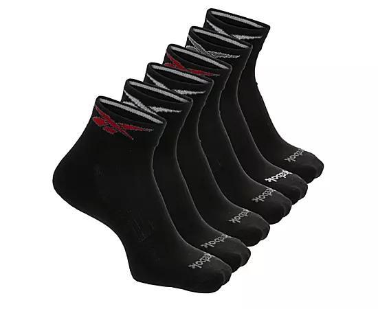 Reebok Men's Quarter Socks 6 Pairs Product Image