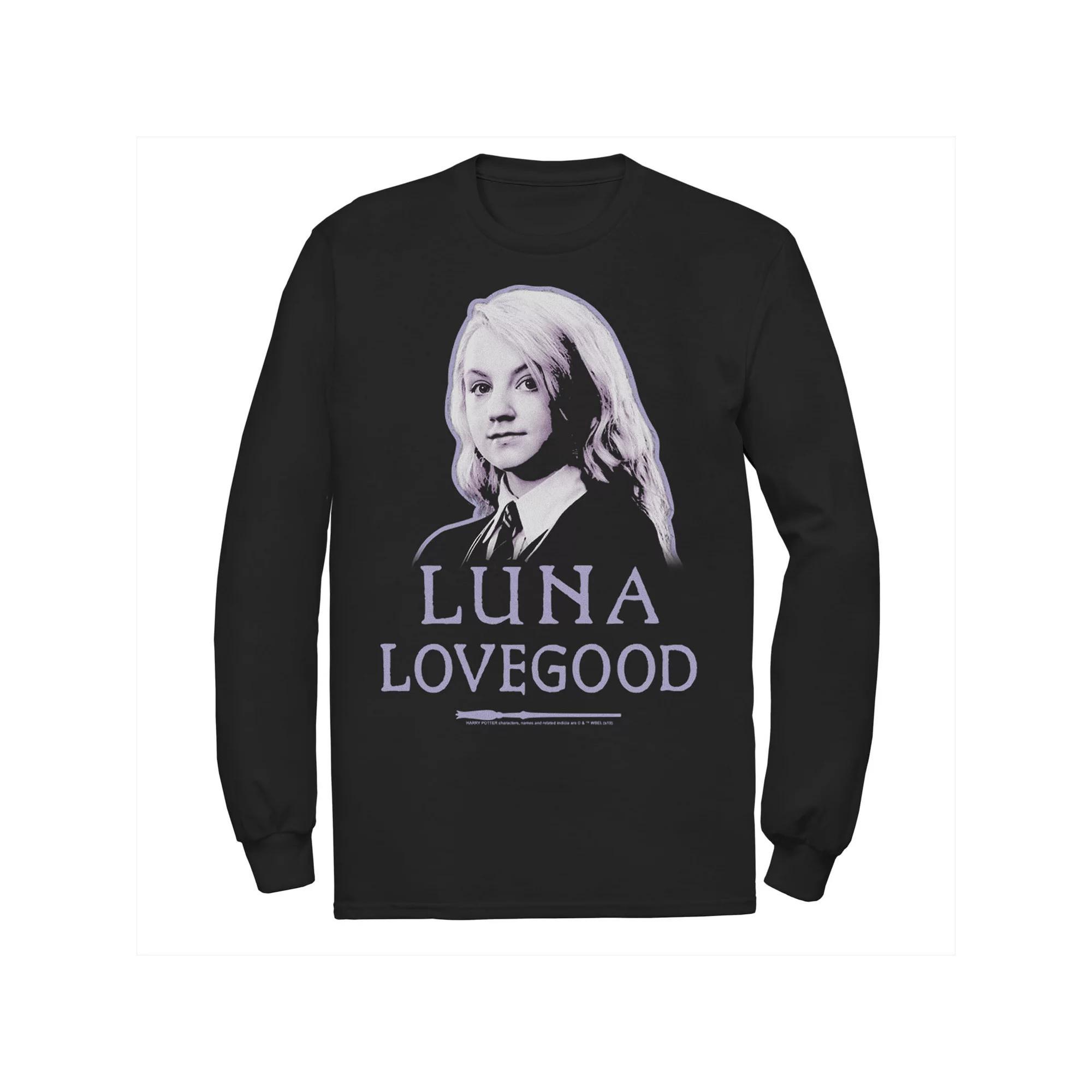Men's Harry Potter Luna Lovegood Character Portrait Long Sleeve Graphic Tee,  Product Image