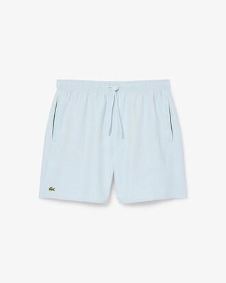 Mid Length Monochrome Swim Trunks Product Image