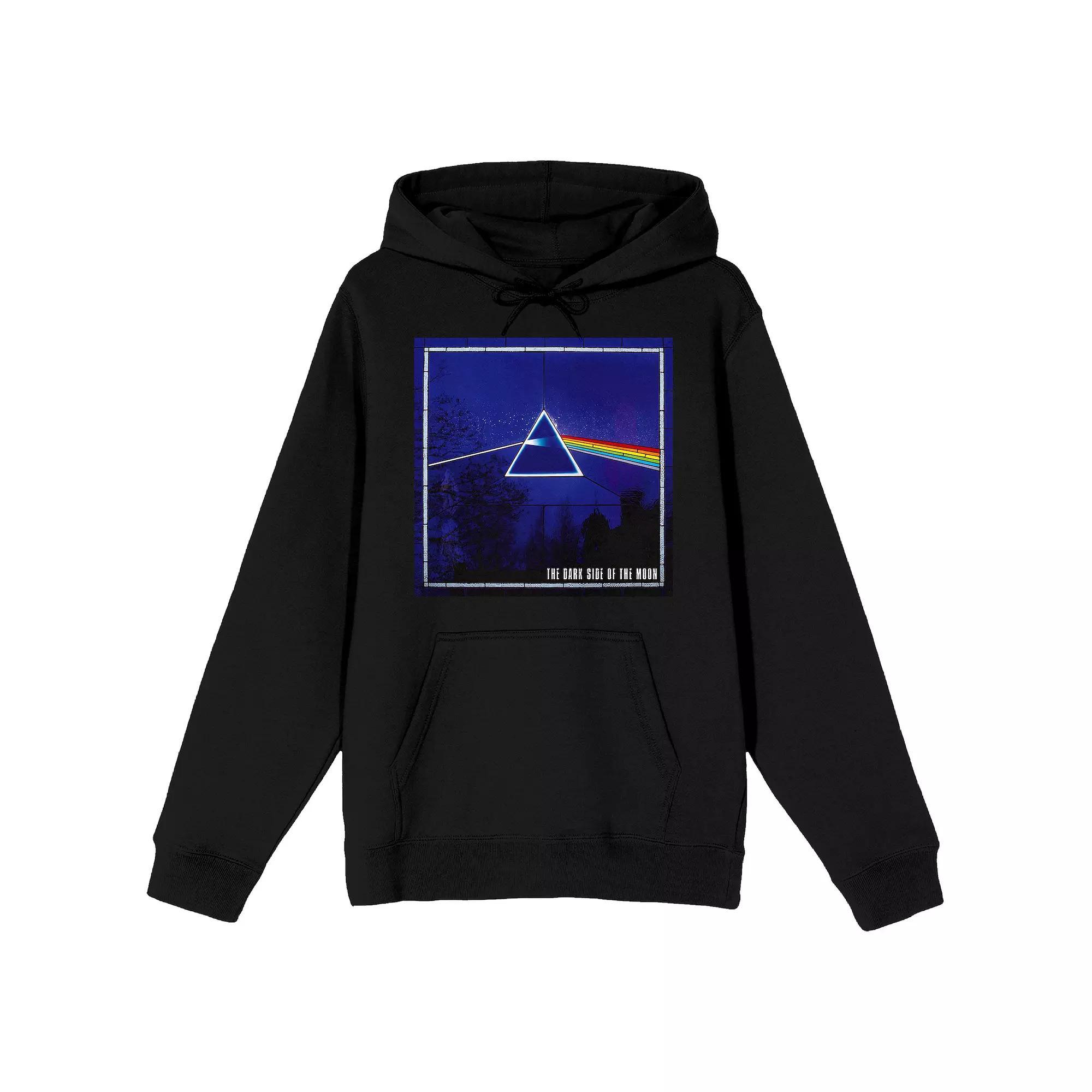 Men's Pink Floyd Color Prism Hoodie, Size: XL, Black Product Image