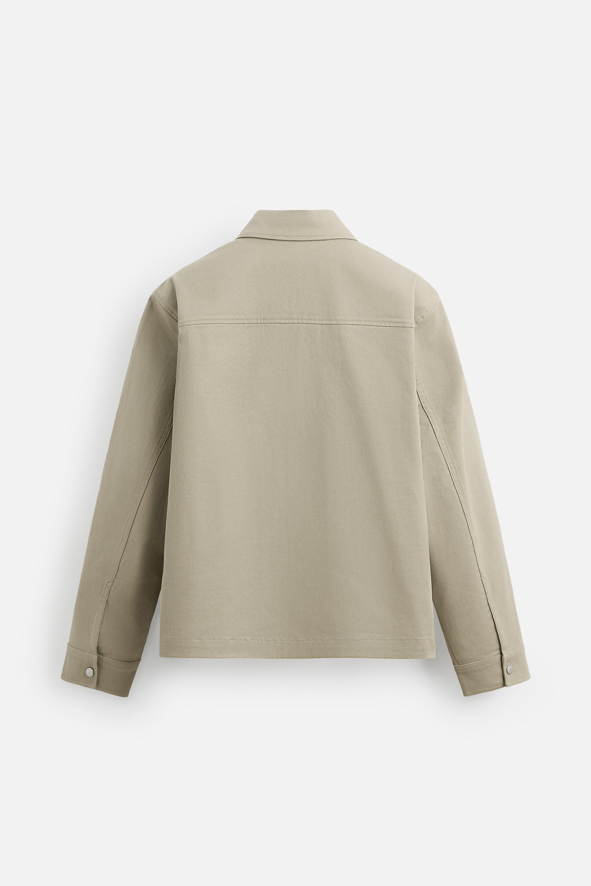 RELAXED FIT ZIPPER OVERSHIRT Product Image