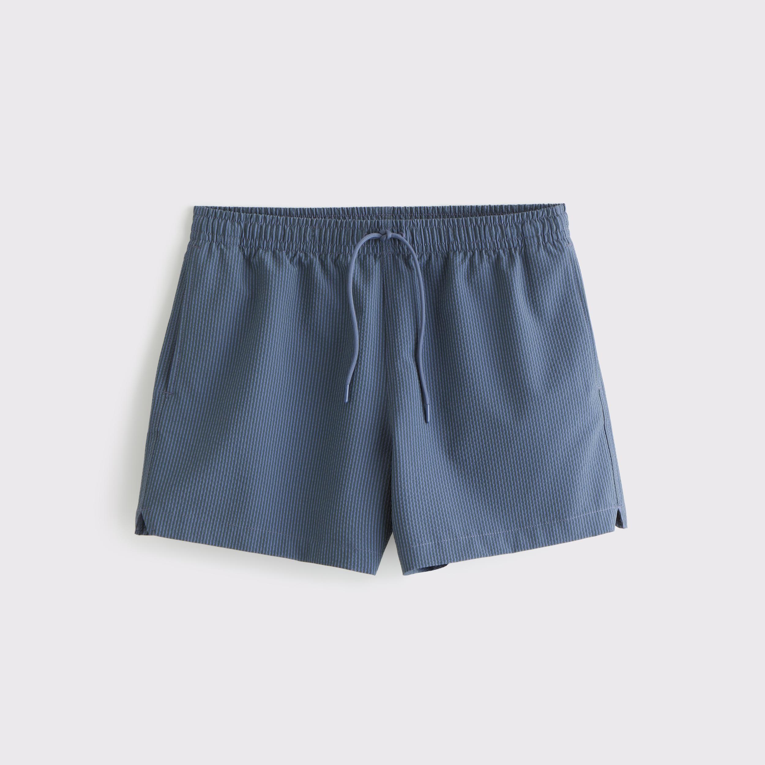 Pull-On Micro-Seersucker Swim Trunk Product Image