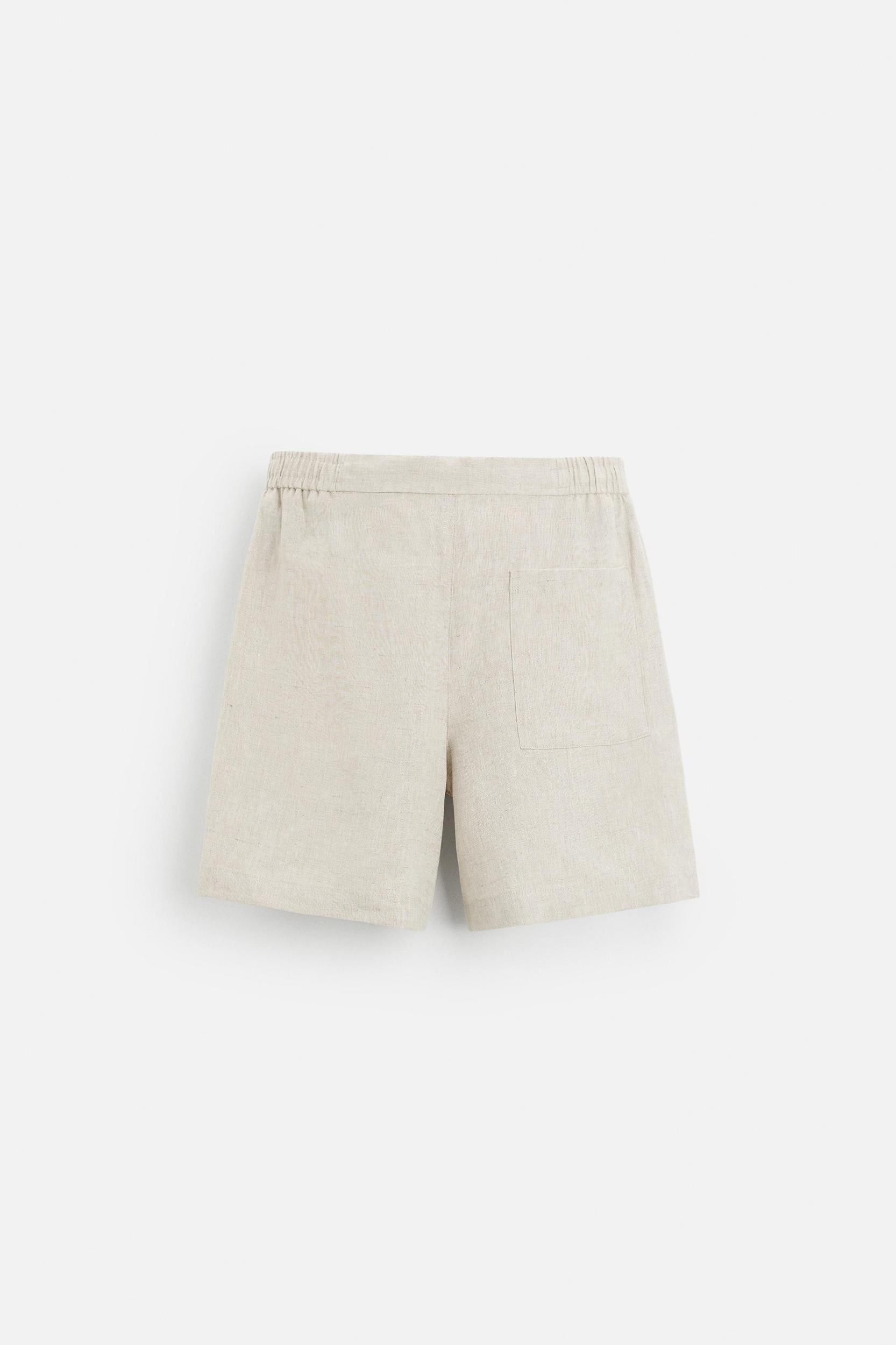 100% LINEN SHORTS Product Image