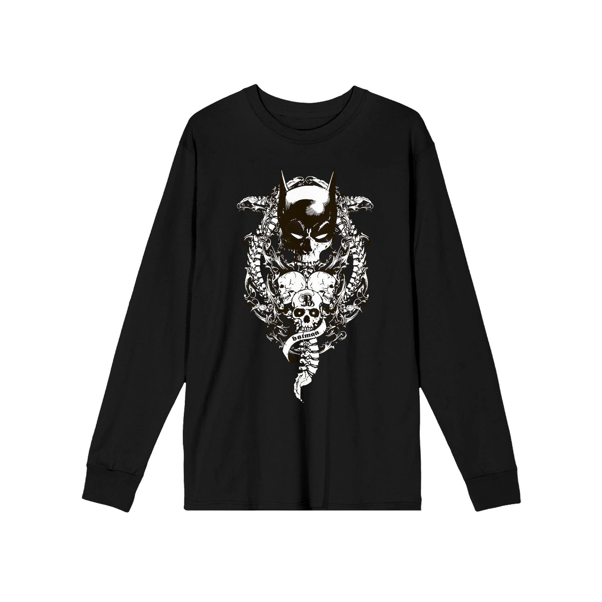 Men's Five Nights At Freddys Face Long Sleeve Tee,  Product Image