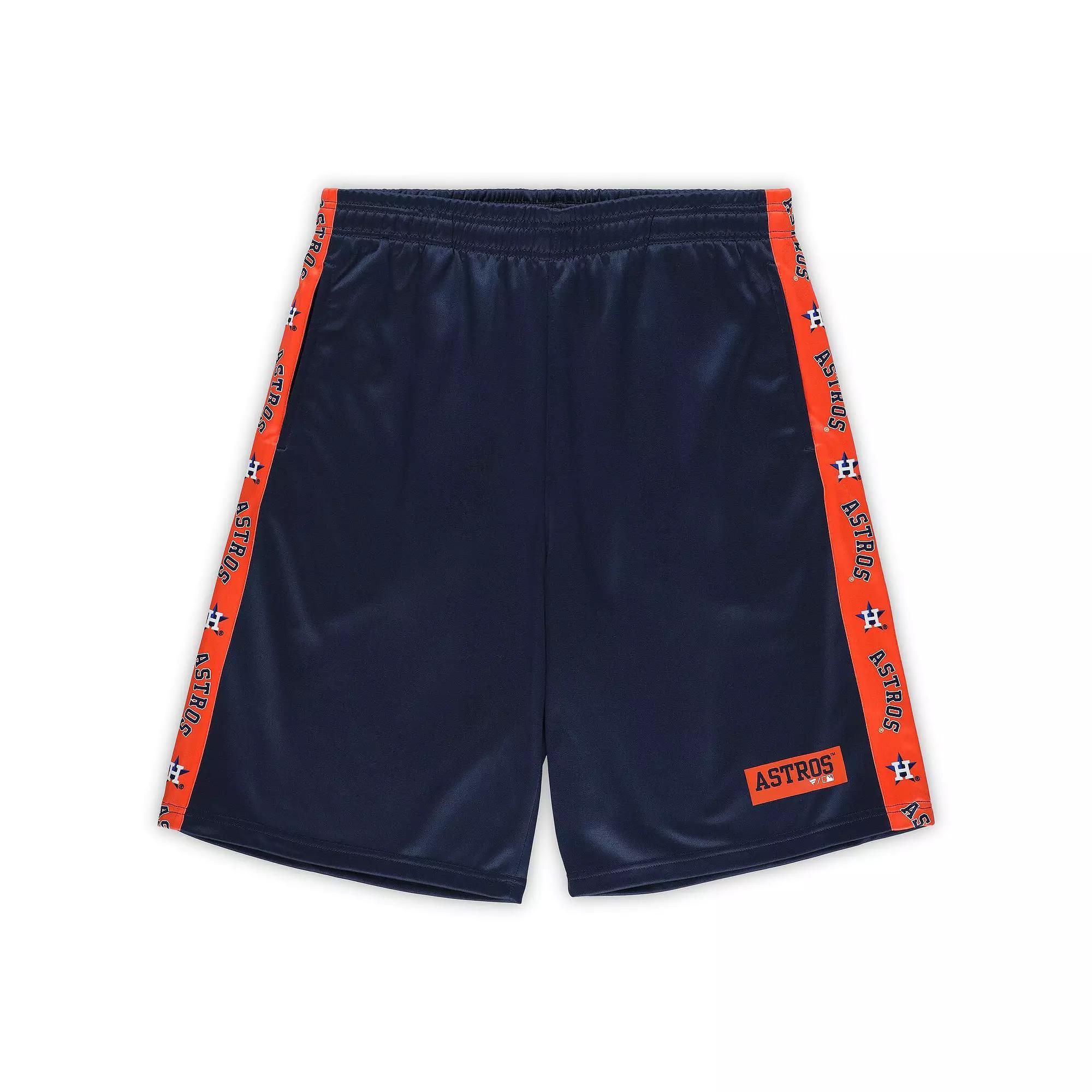 Men's Profile Navy Houston Astros Big & Tall Fleece Shorts,  Product Image