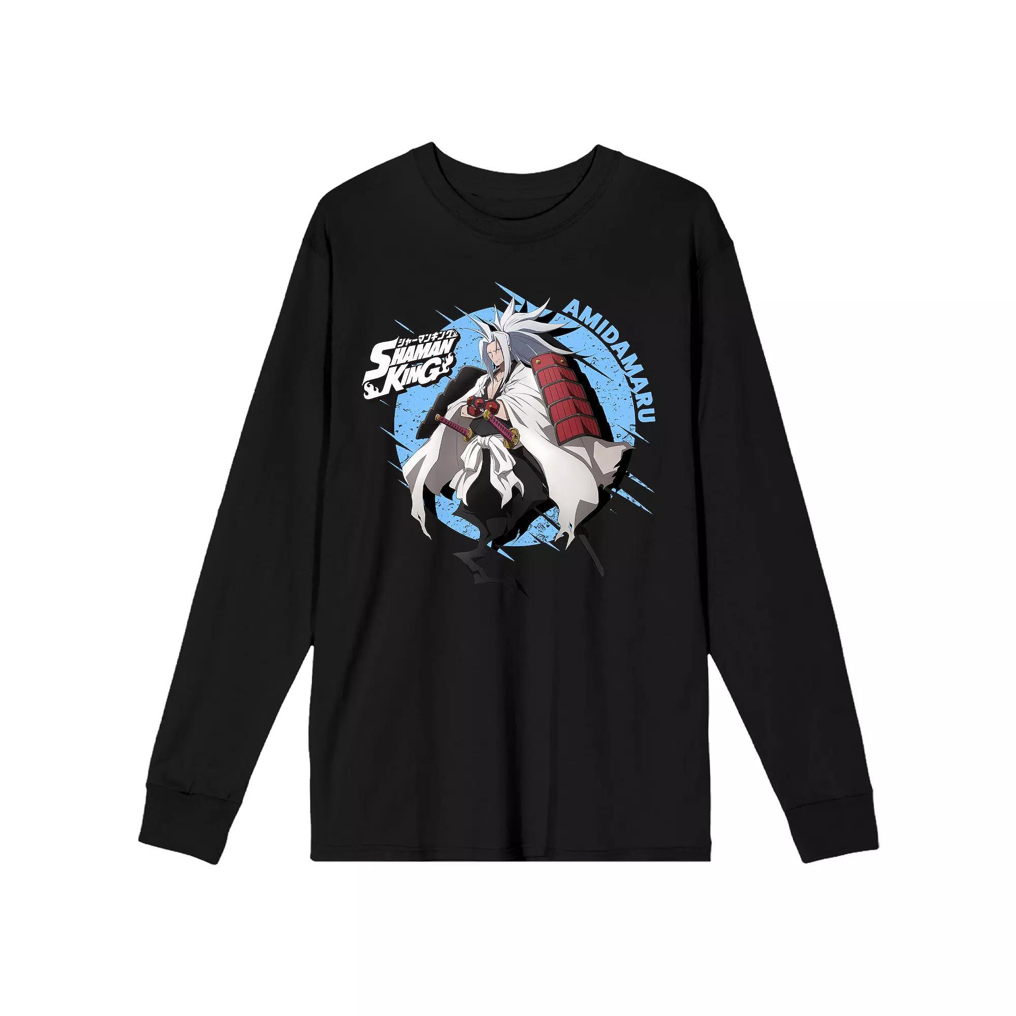 Men's Shaman King Samurai Spirit Long Sleeve Tee,  Product Image