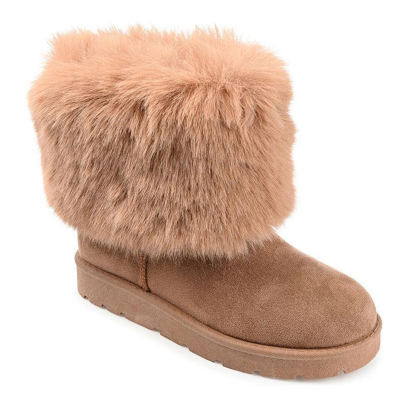 Journee Collection Shanay Tru Comfort Foam Womens Faux-Fur Winter Boots Product Image