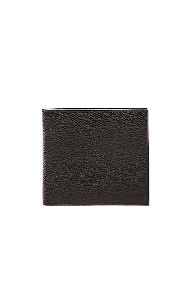 THOM BROWNE Pebble Grain Billfold In Black Product Image