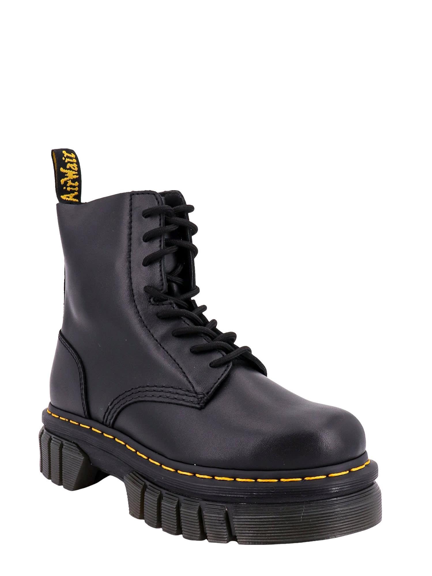 DR. MARTENS' Damen Sinclair Max Pisaleder Plateaustiefel In Black Product Image