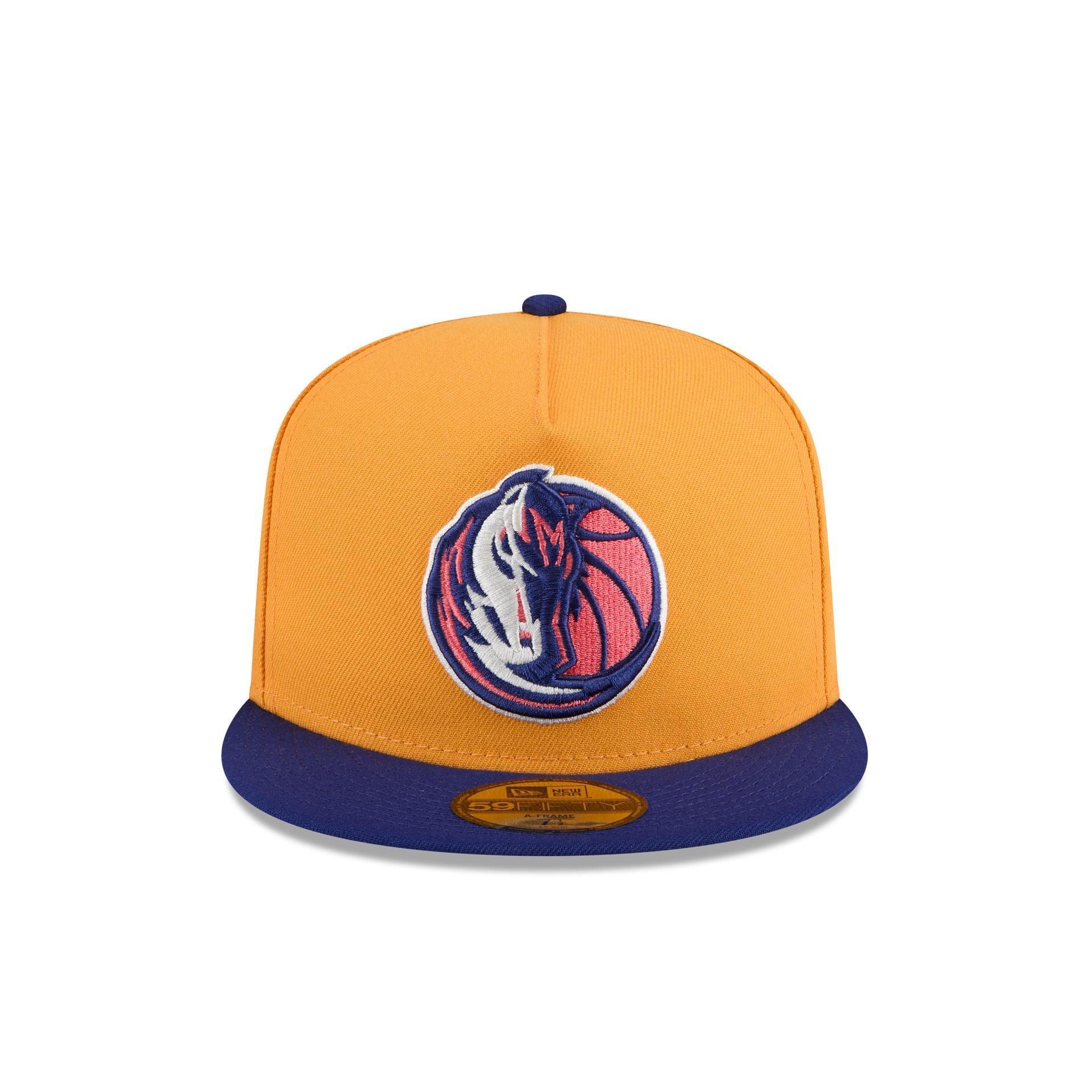 Dallas Mavericks Gold 59FIFTY A-Frame Fitted Hat Male Product Image