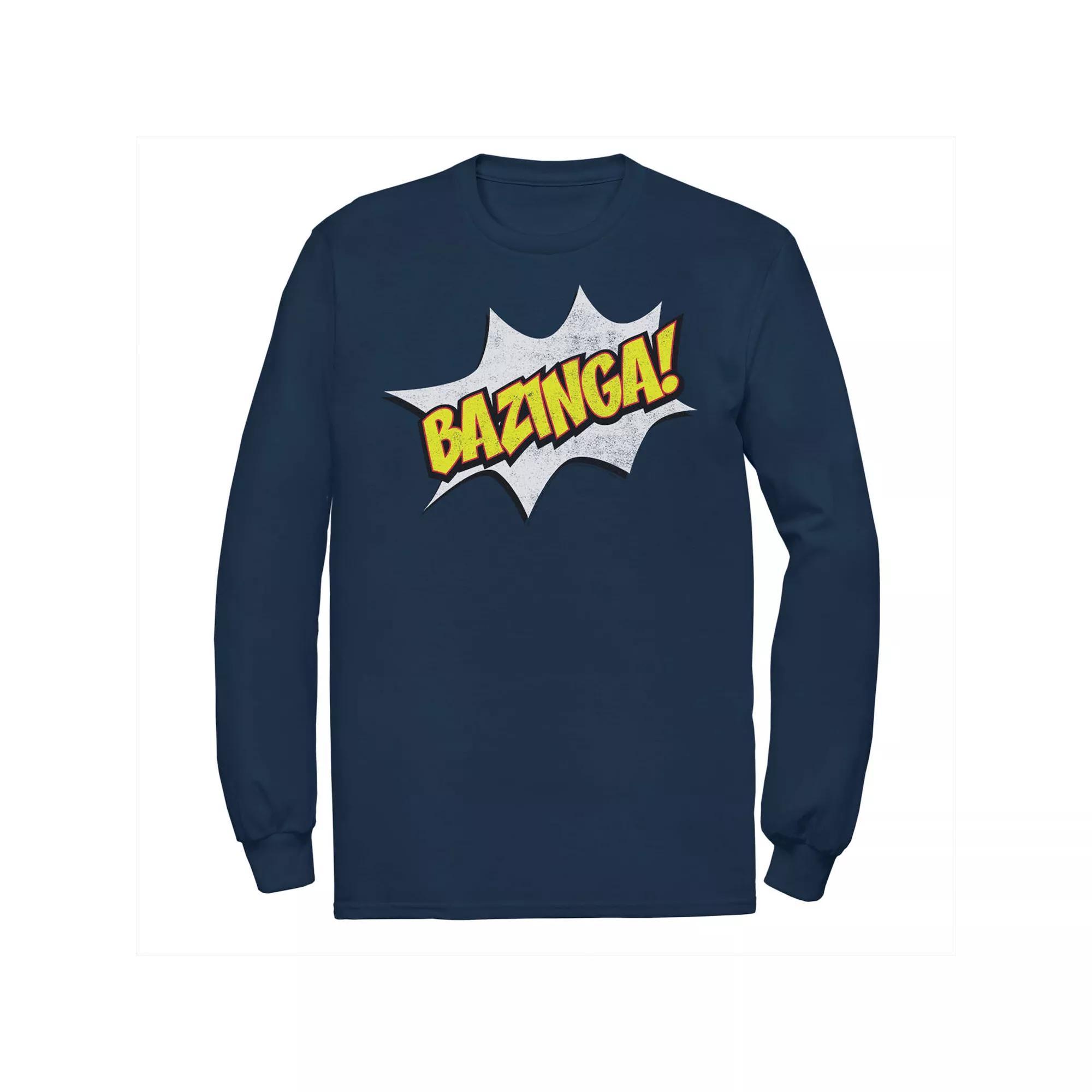 Big & Tall The Big Bang Theory Bazinga Long Sleeve Graphic Tee, Men's,  Product Image