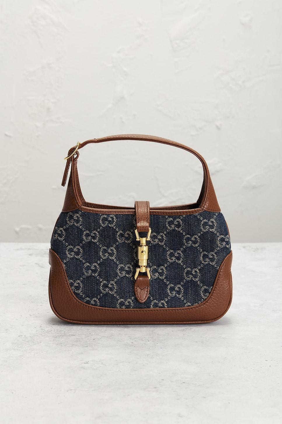 Gucci Denim Jackie 1961 Hobo Bag FWRD Renew Product Image