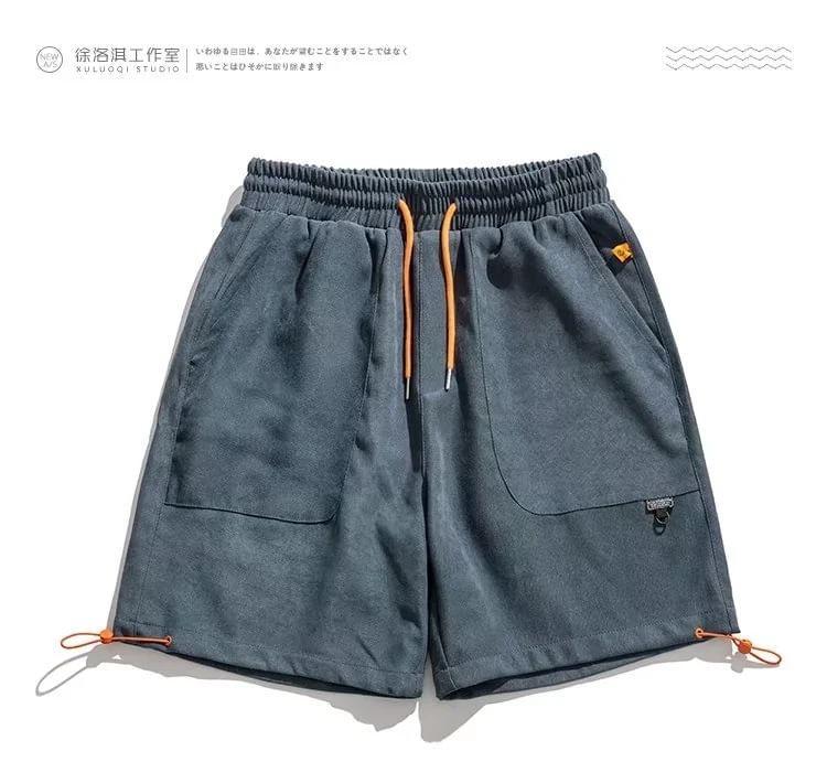 Drawstring Waist Shorts Product Image