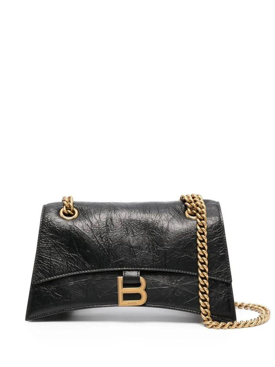 Women's Crush Chain Small Shoulder Bag In Black Product Image