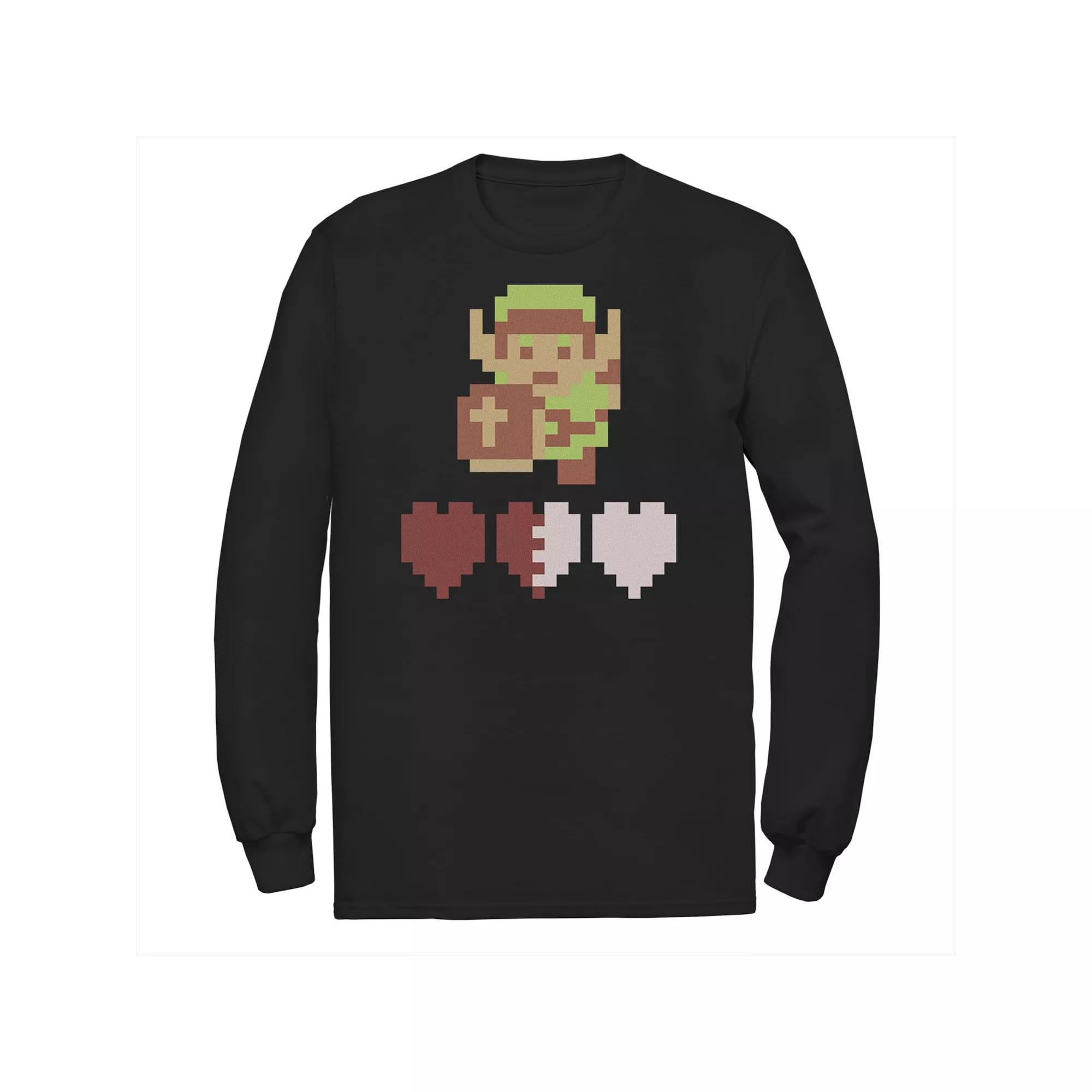 Big & Tall The Legend Of Zelda Link Pixelated Portrait Tee, Men's,  Product Image