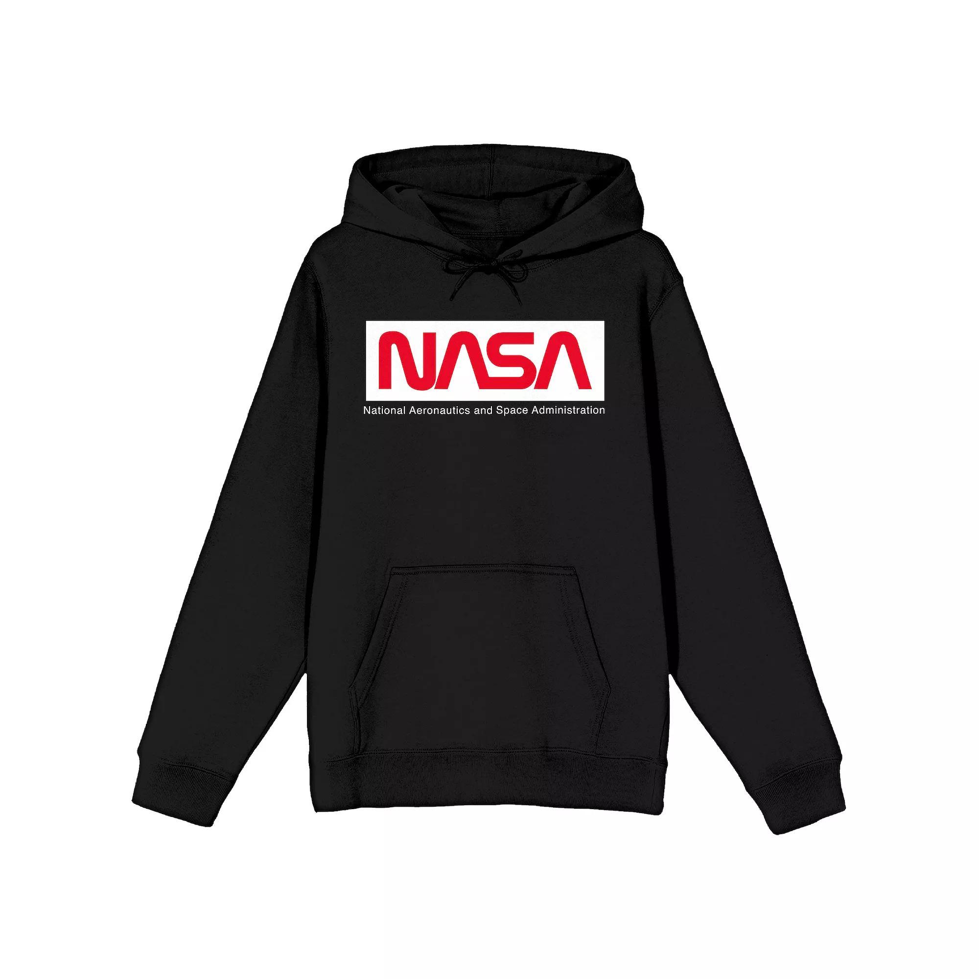 Men's NASA Classic Logo Hoodie, Size: XL, Black Product Image