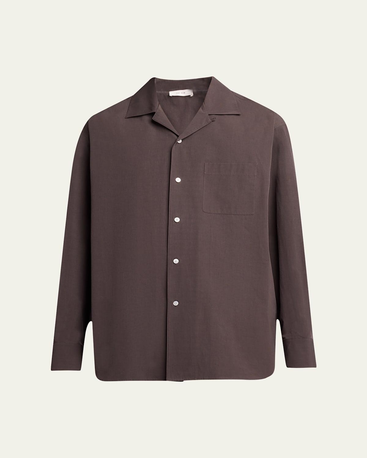 Mens Anthony Suiting Camp Collar Shirt Product Image