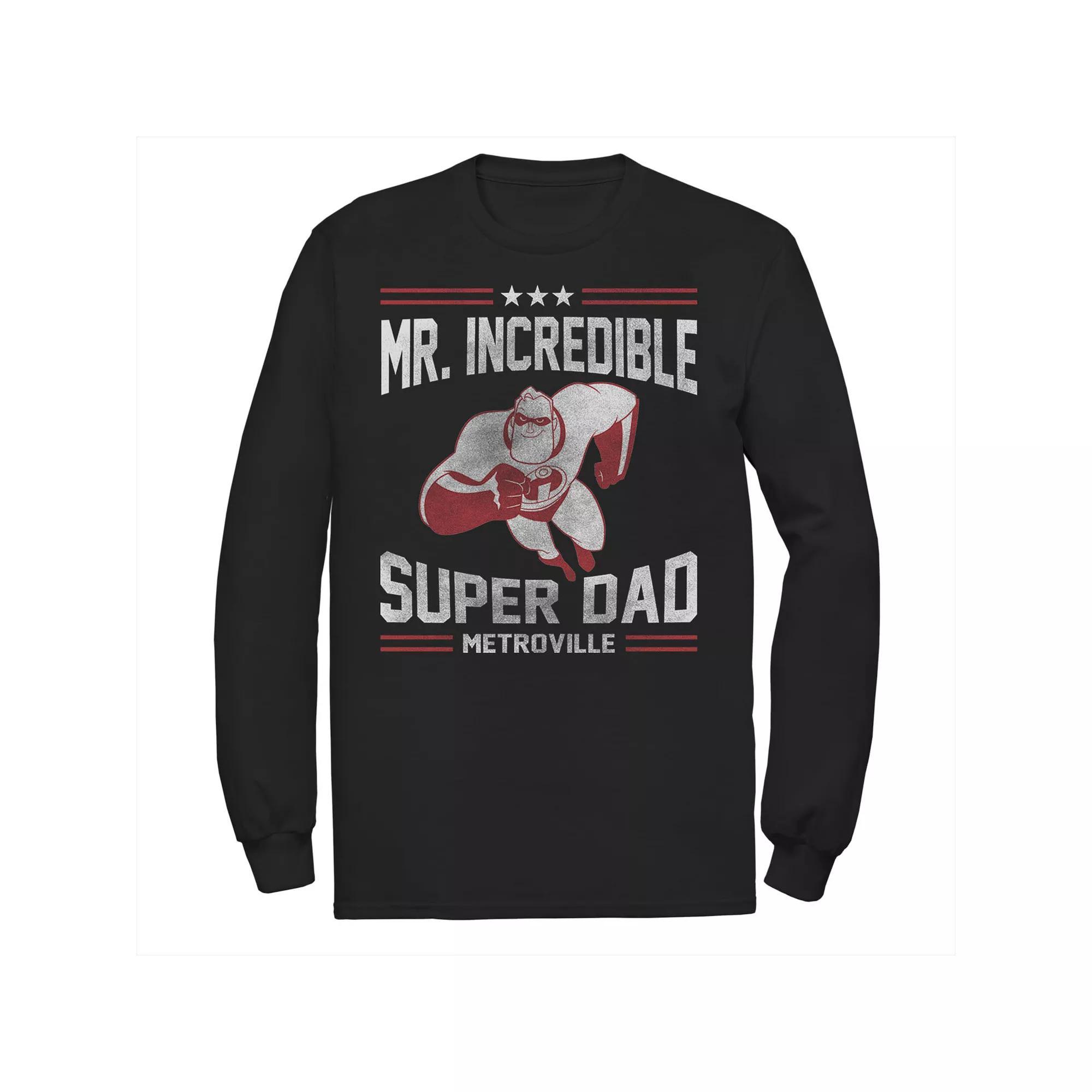 Disney / Pixar's The Incredibles Men's Super Dad Tee, Size: Small, Black Product Image