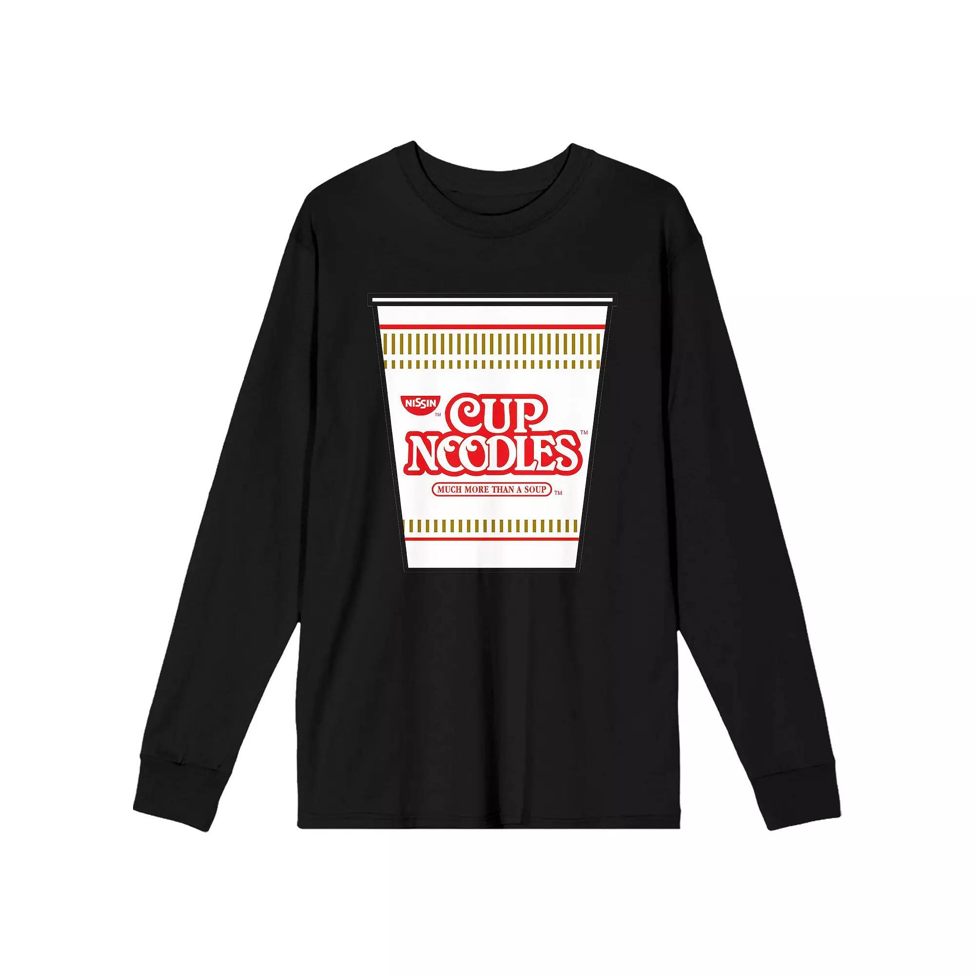 Men's Nissin Cup Noodles Instant Graphic Tee, Size: Large, Black Product Image