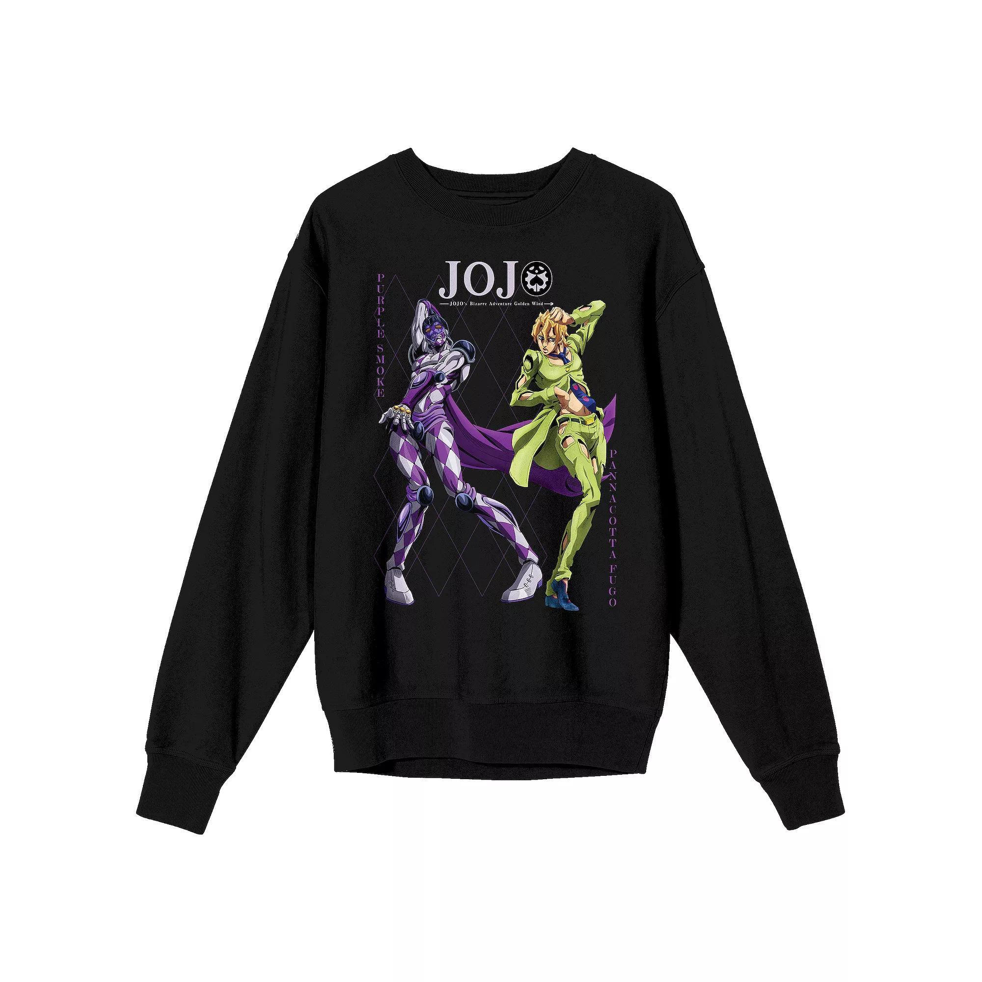 Men's Jojo's Bizarre Adventures Long Sleeve Graphic Tee,  Product Image