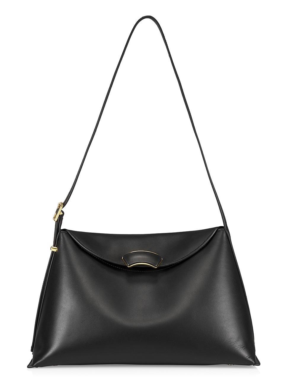 Womens ID Leather Shoulder Bag Product Image