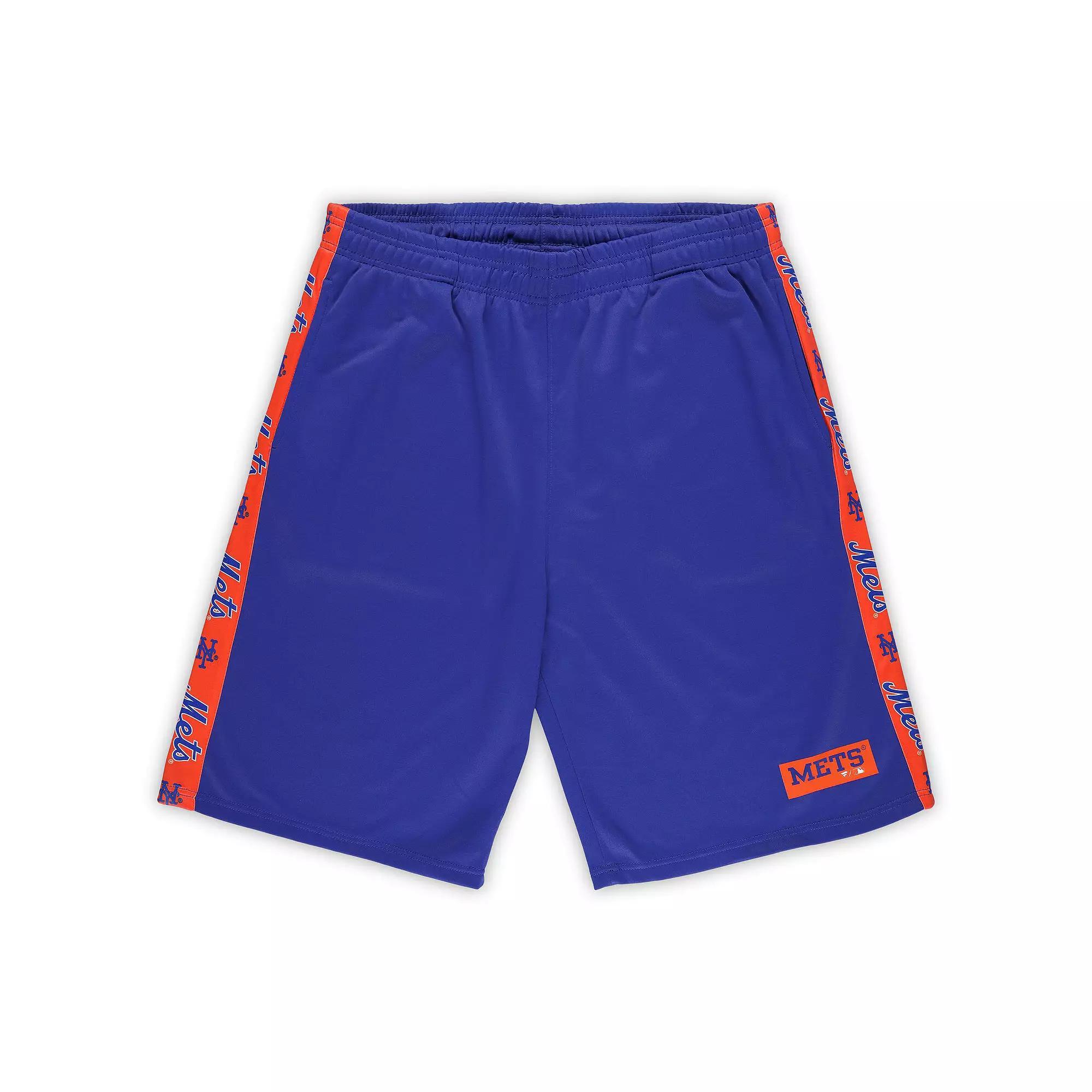 Men's Profile Royal New York Mets Big & Tall Fleece Shorts,  Product Image