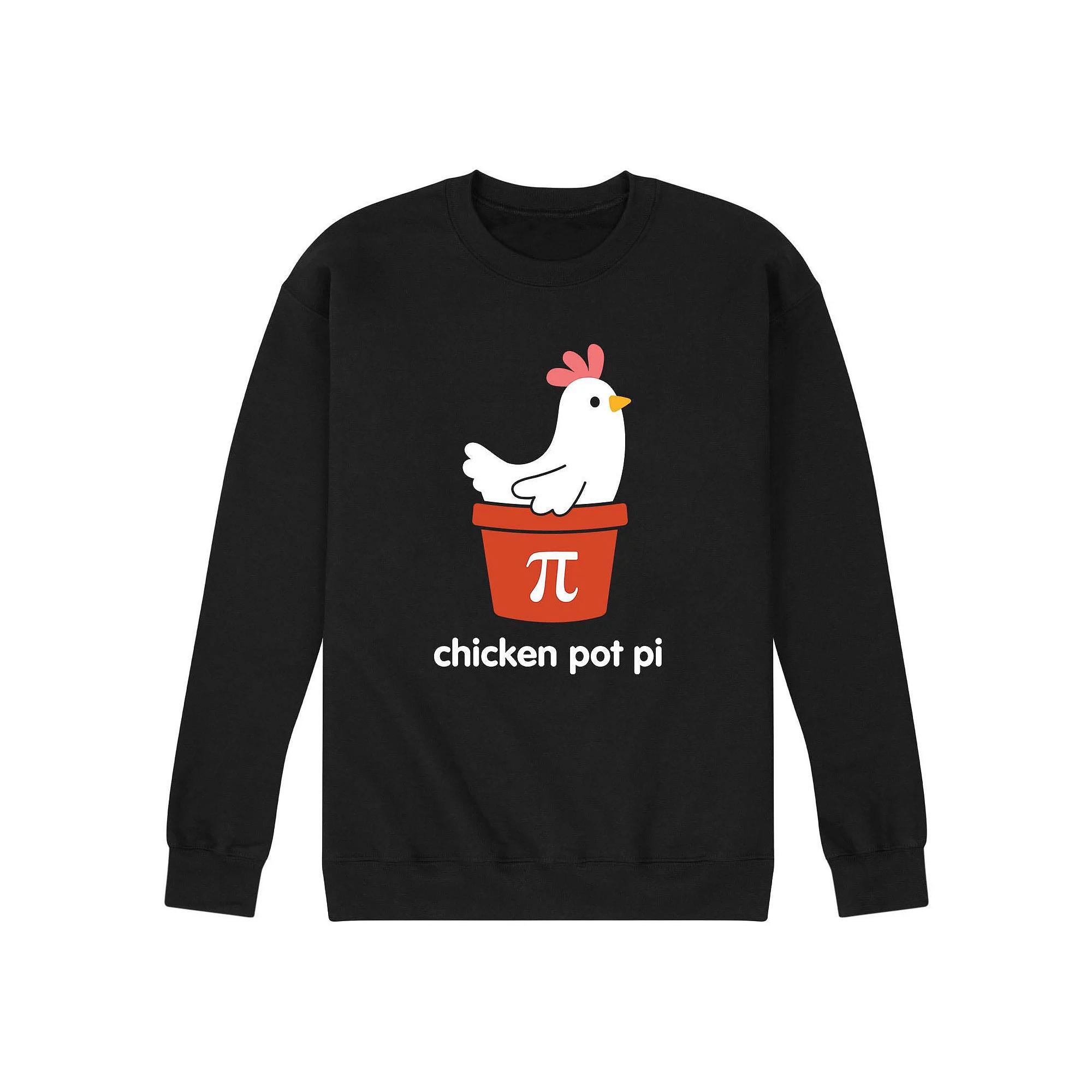 Men's Chicken Pot Pi Sweatshirt,  Product Image