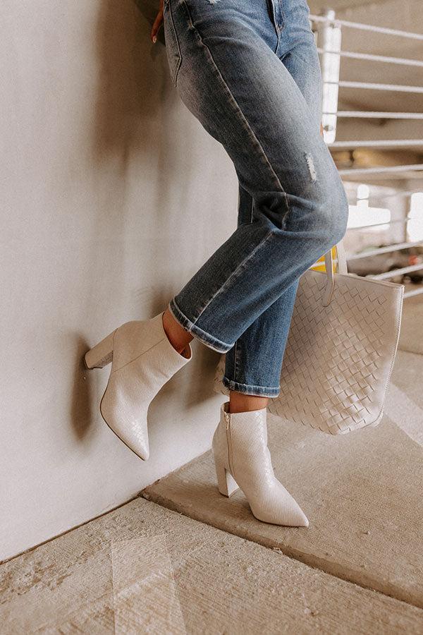 The Tisch Faux Leather Bootie Product Image