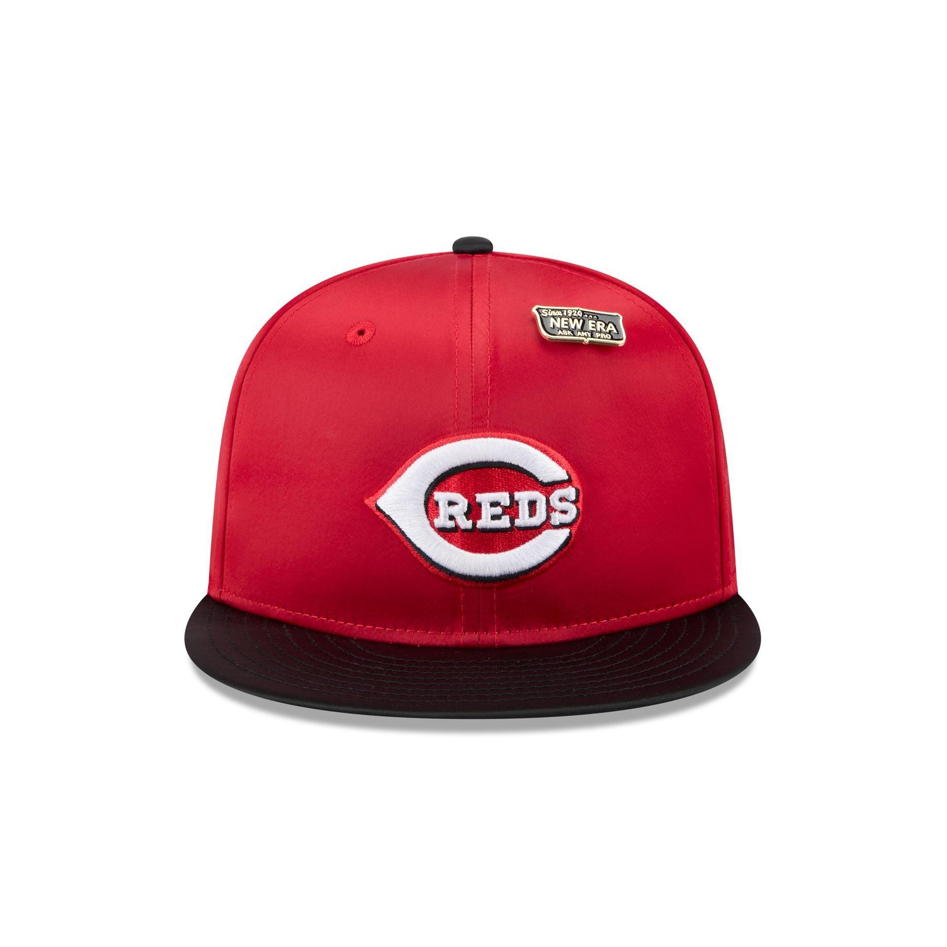 Cincinnati Reds Satin Pin 9FIFTY Snapback Hat Male Product Image