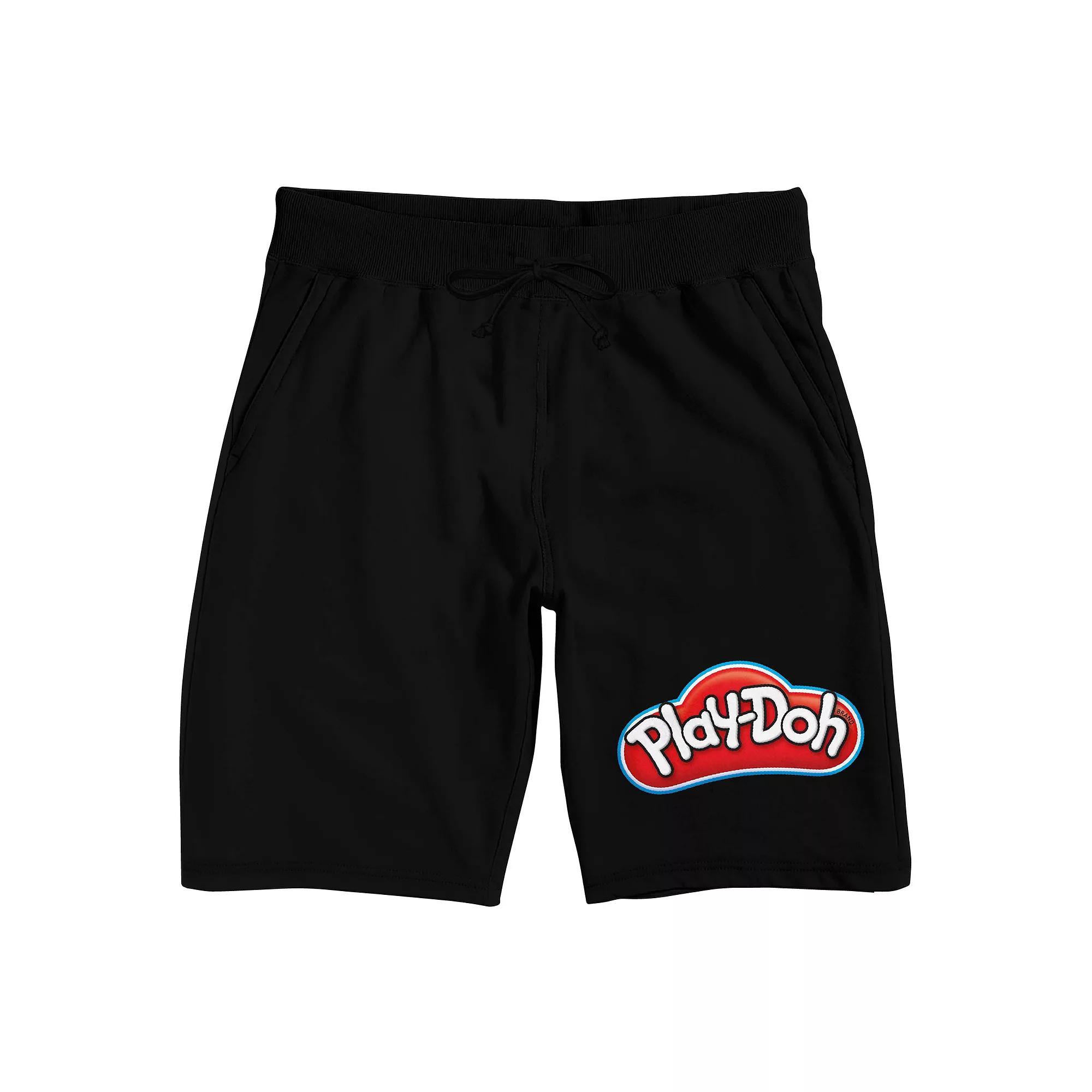 Men's Play-Doh Logo Sleep Shorts, Size: XL, Black Product Image