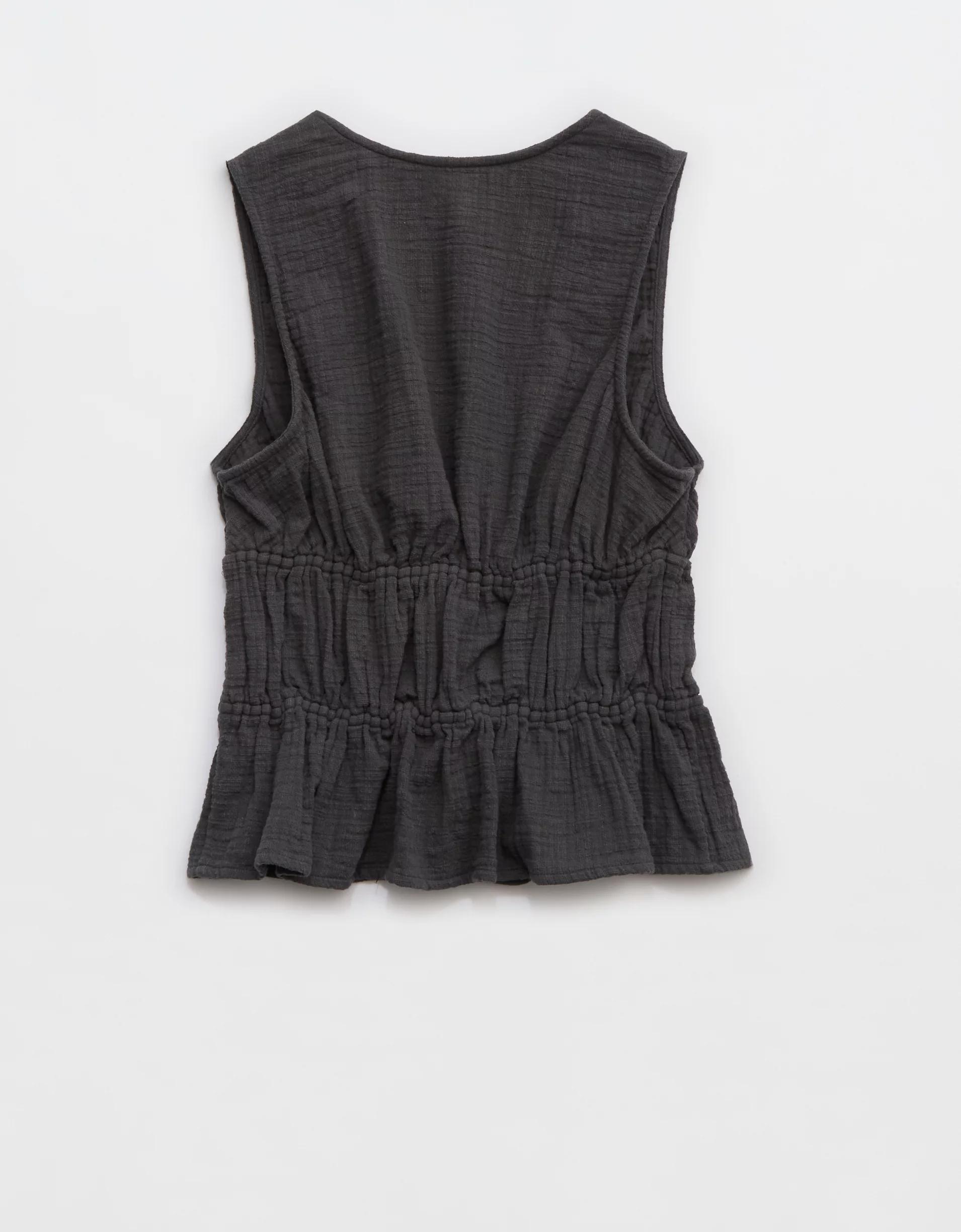 Aerie Tie Front Tank Top Product Image