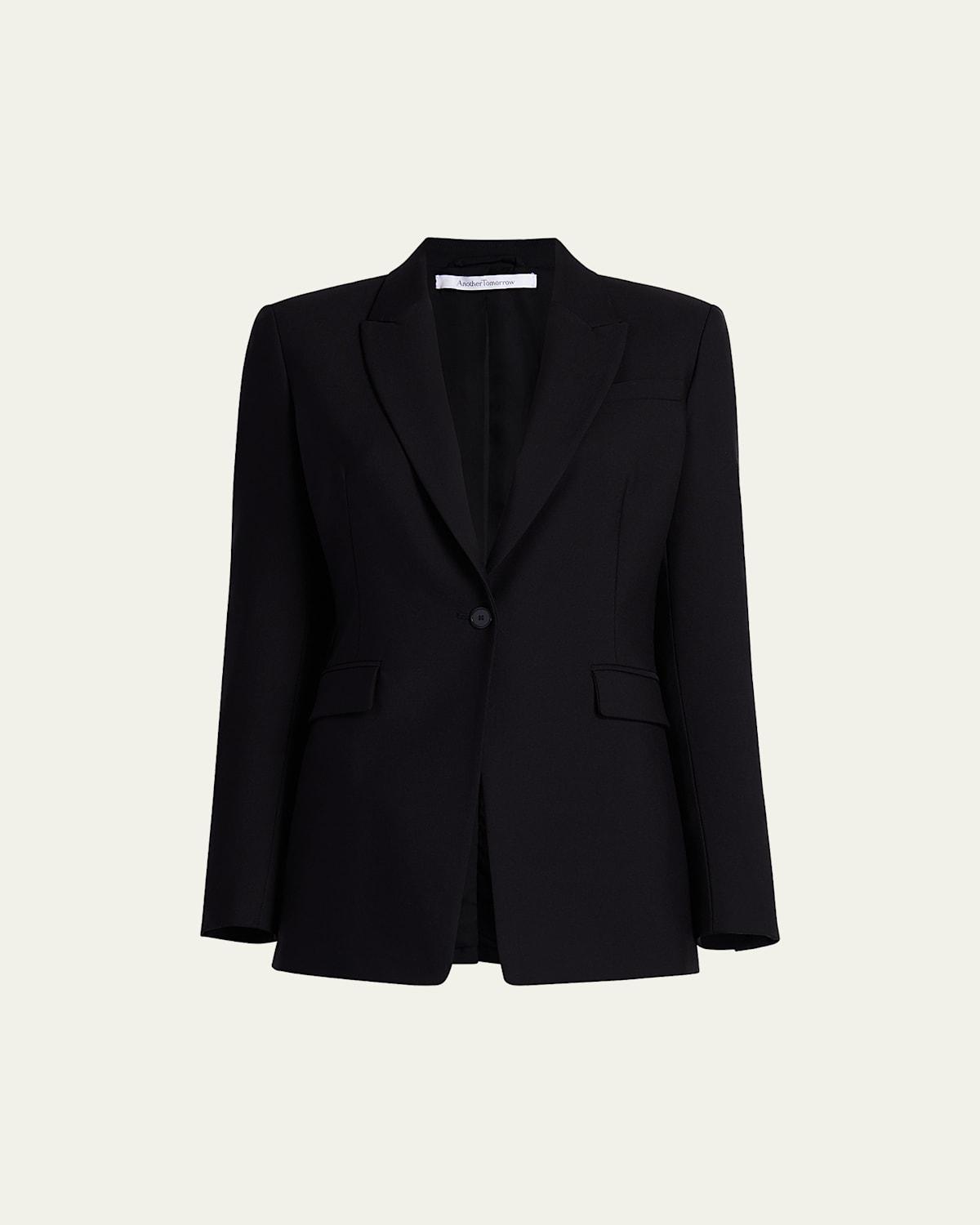 Single Button Blazer Jacket Product Image