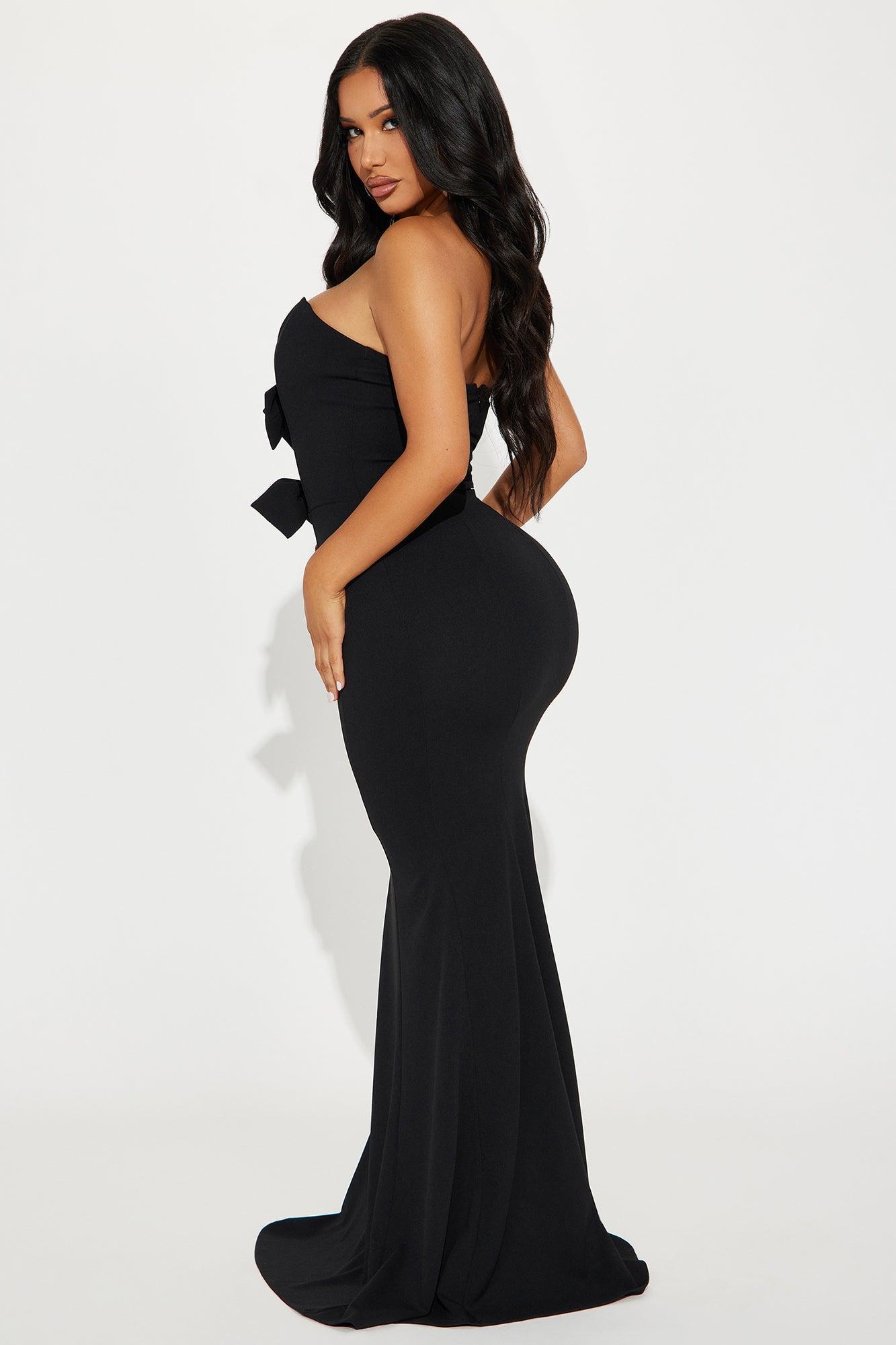 Noir Elegance Gown - Black Product Image
