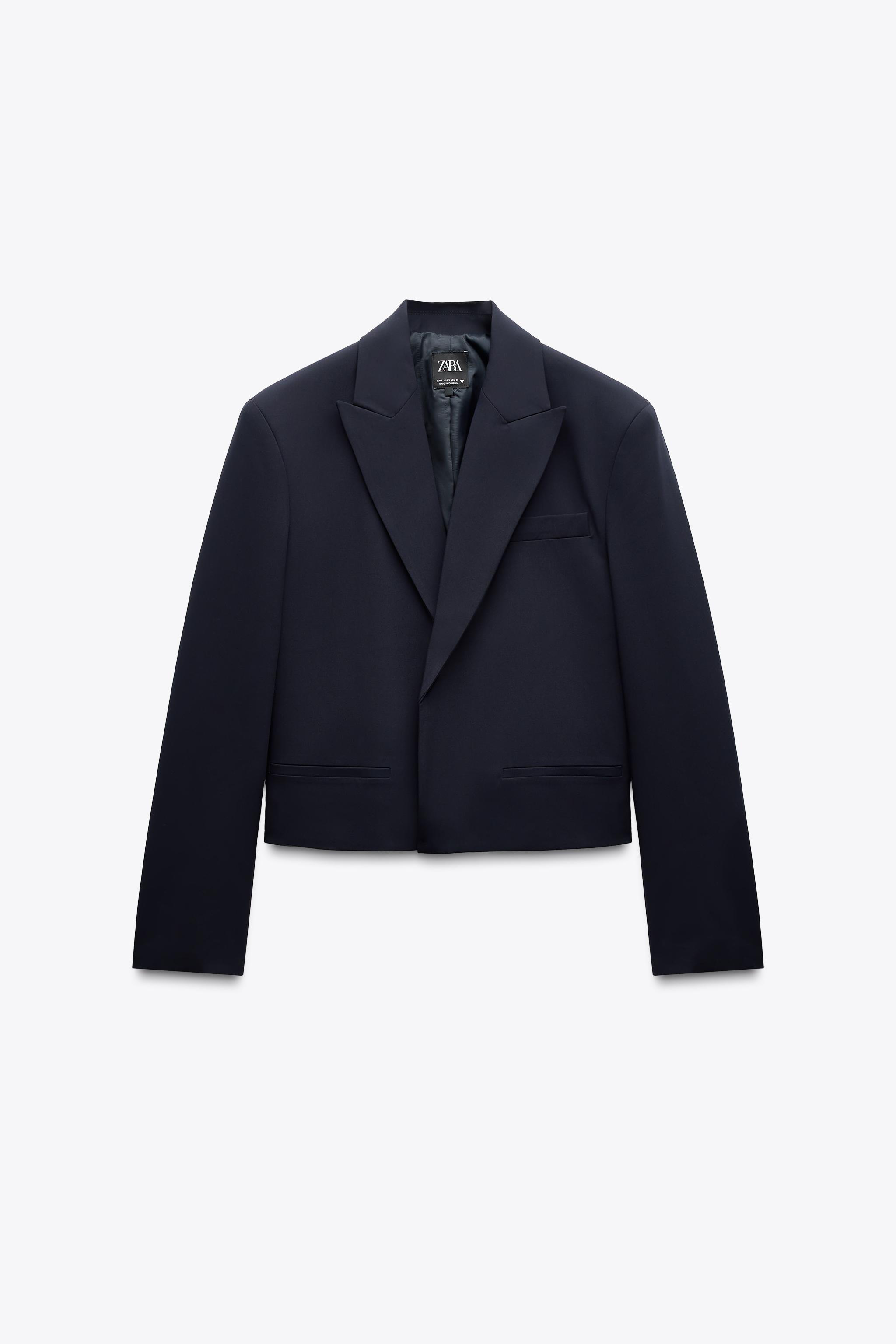 OVERSIZED CROP BLAZER Product Image