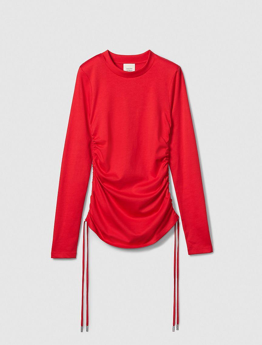 Ruched Slim T-Shirt Product Image