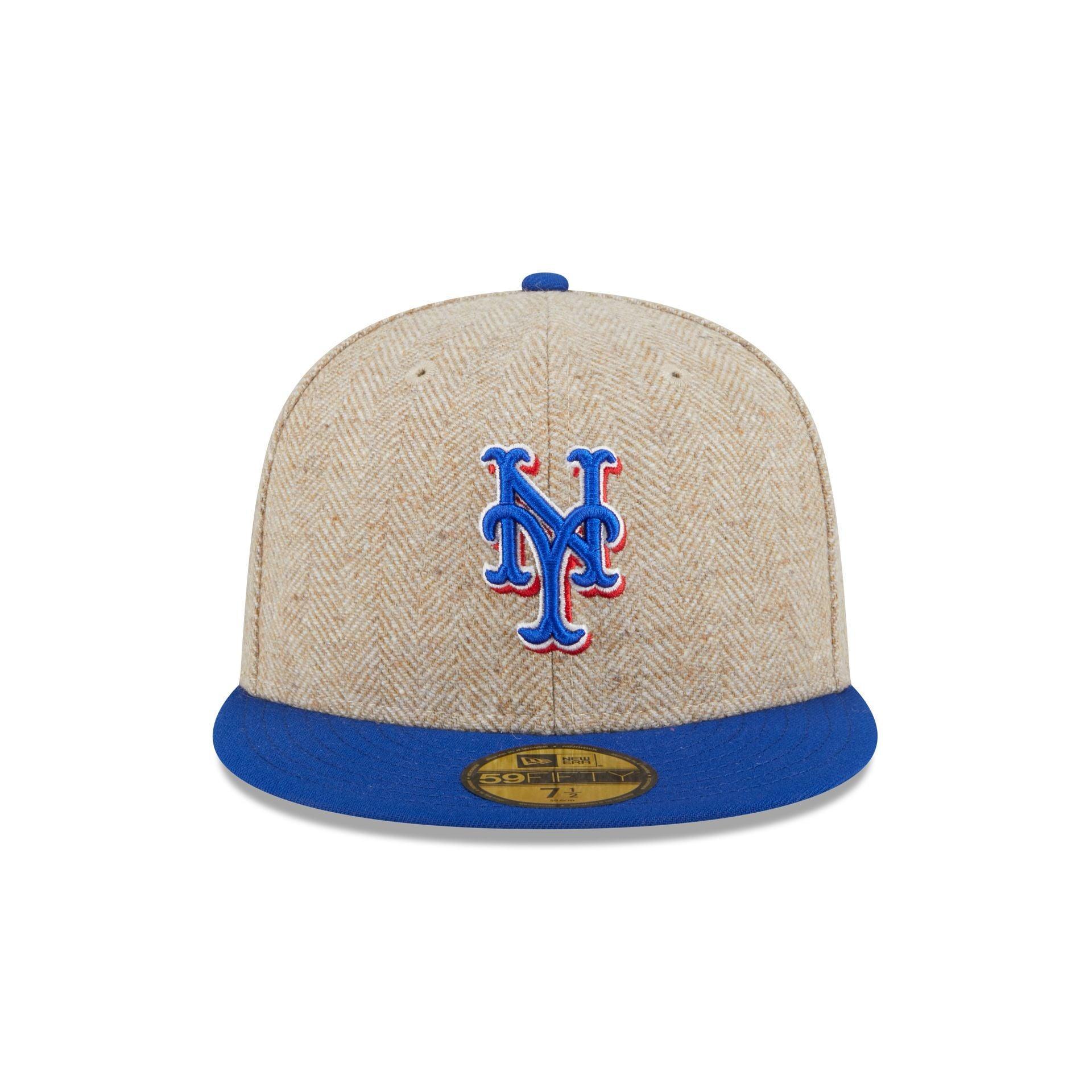 New York Mets Herringbone Moon 59FIFTY Fitted Hat Male Product Image