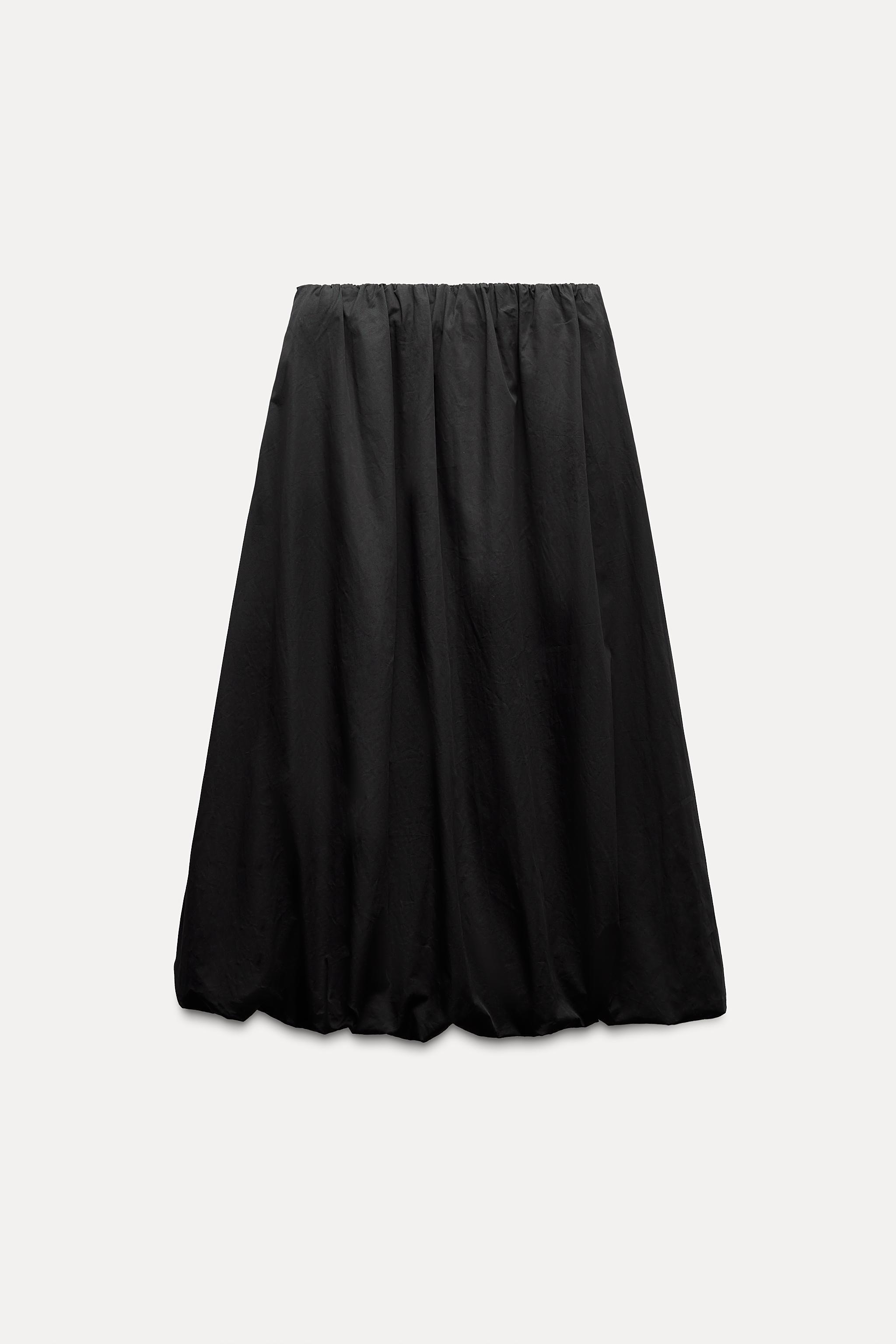 BALLOON BOW MIDI SKIRT Product Image