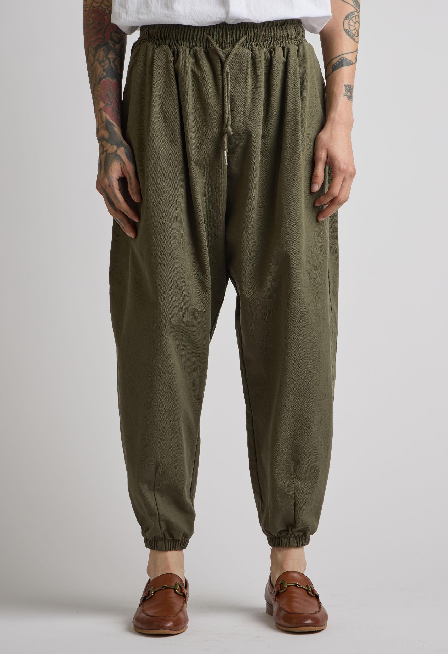 Brandon Pant in Army Green Product Image