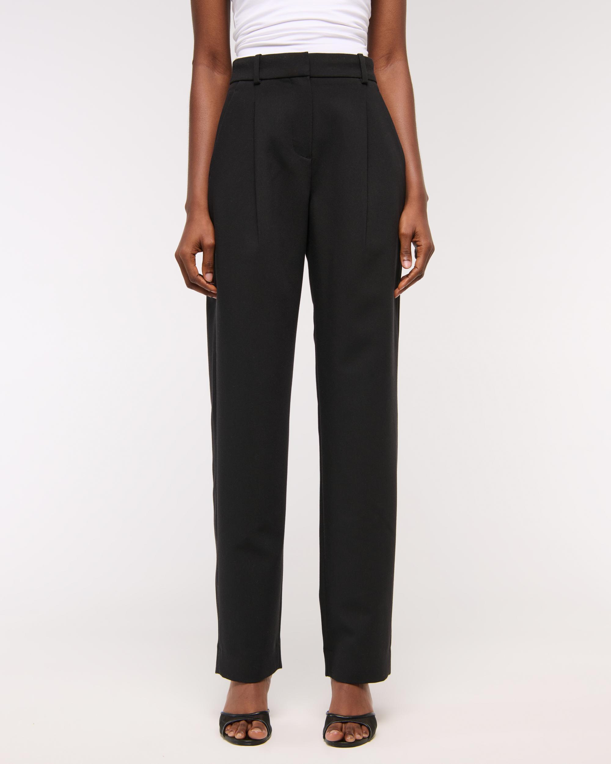 A&F Quinn Tailored Straight Pant Product Image