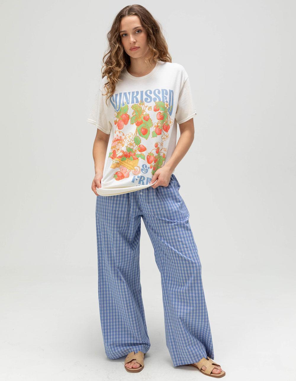 STRAWBERRY SHORTCAKE Womens Boyfriend Tee - CREAM Product Image