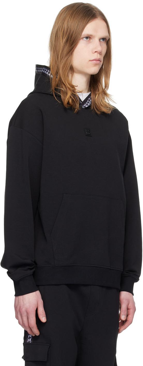 HUGO BOSS Black Relaxed-fit Hoodie In 001-black Product Image