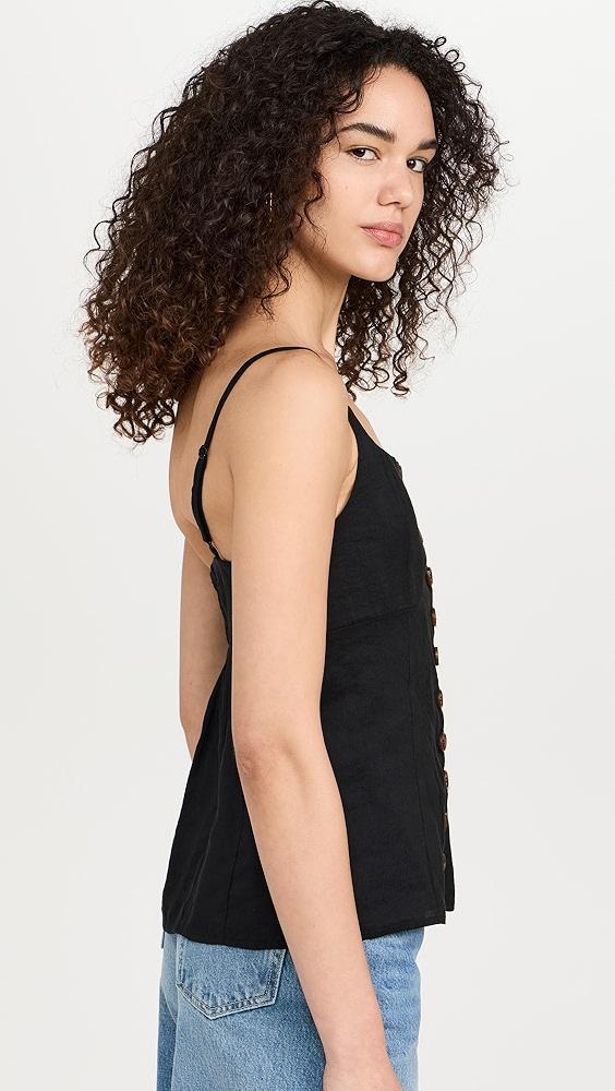 La Ligne Button Front Top | Shopbop Product Image