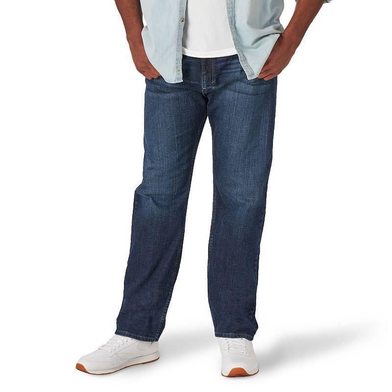 Men's Wrangler Regular-Fit Advanced Comfort Jeans, Size: 38X29, Blackened Blue Product Image